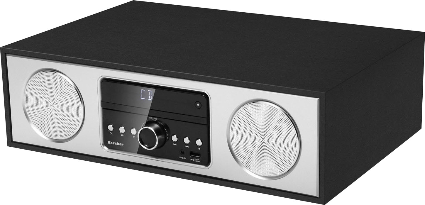 Karcher Digitalradio (DAB+) »DAB 4500CD«, (Bluetooth Digitalradio (DAB+)-FM-Tuner mit RDS-UKW mit RDS 30 W)