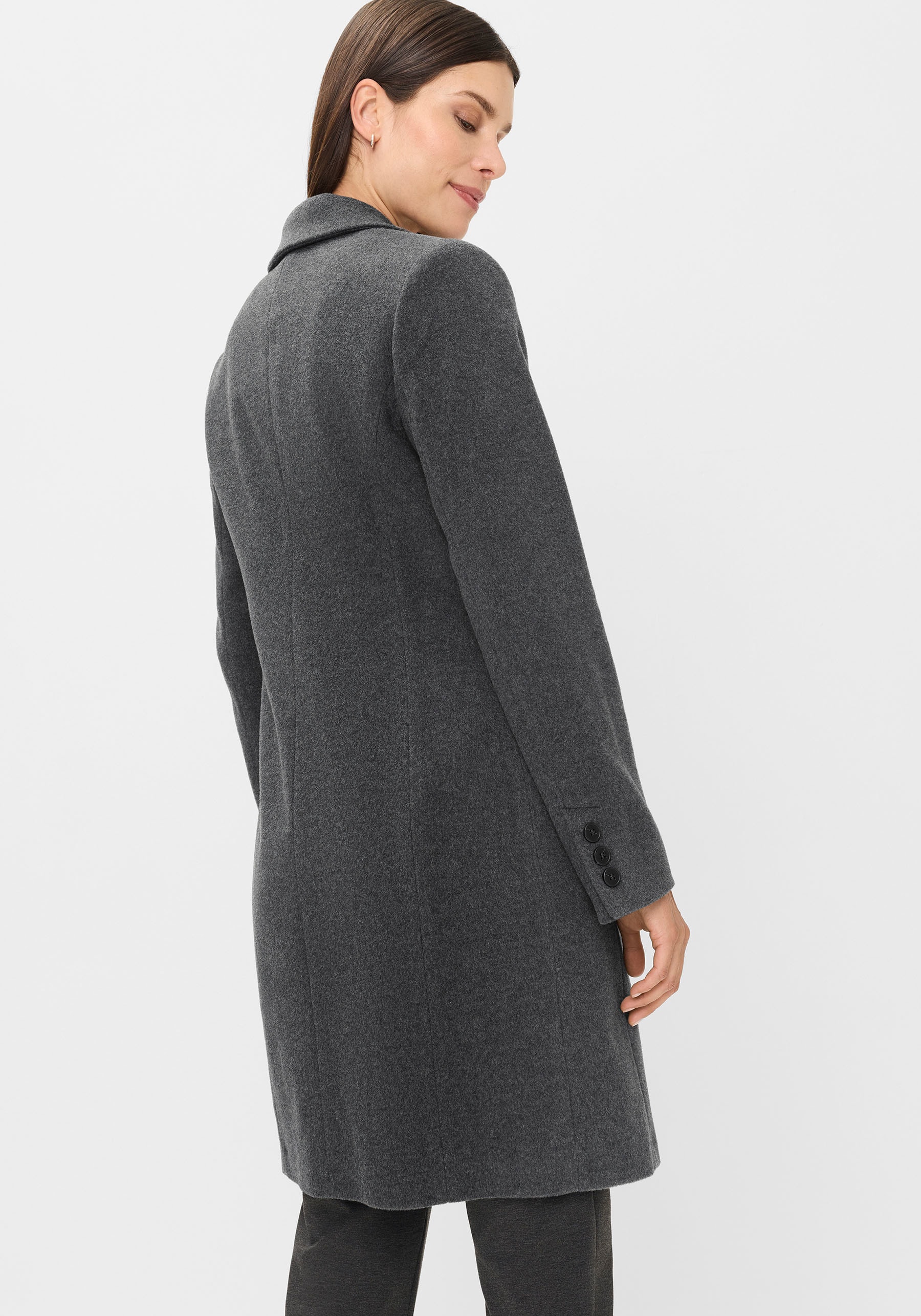 Fuchs Schmitt Wollmantel »Wollkurzmantel« mit Reverskragen