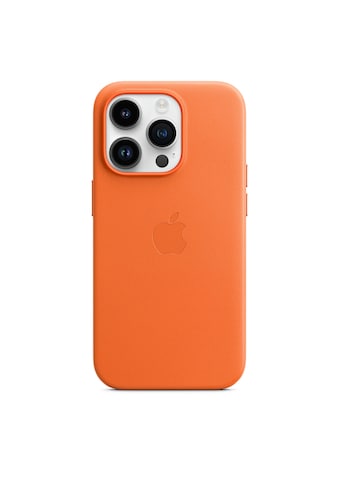 Apple Smartphone-Hülle »Pro Max Leather Case Orange«, iPhone 14 Pro Max kaufen