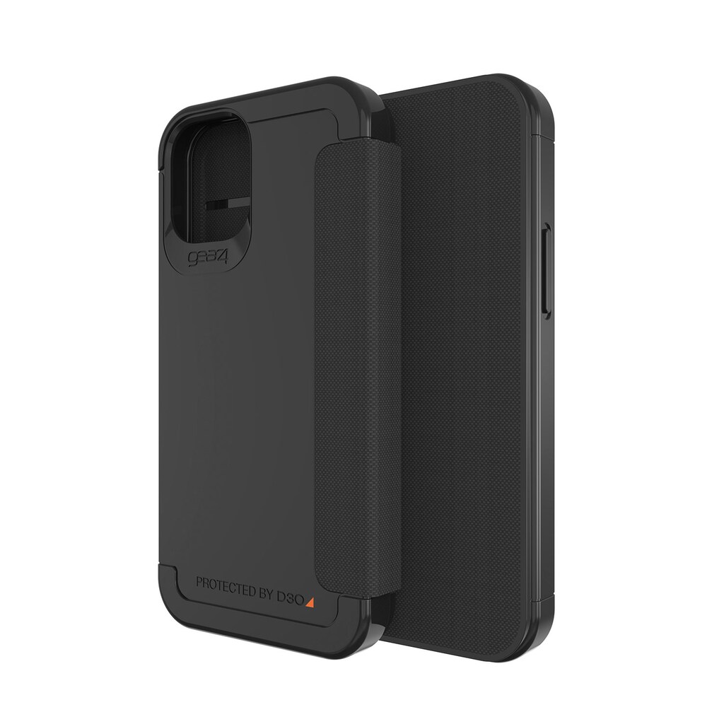 Gear4 Smartphone-Hülle »D3O Wembley Flip Case«, iPhone 12 Mini, 13,7 cm (5,4 Zoll)