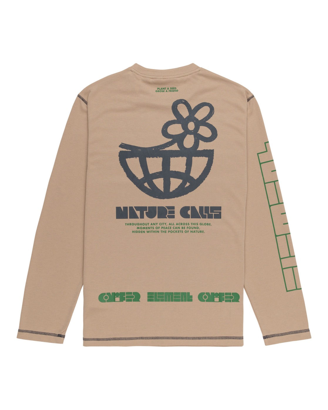 Element T-Shirt »Nature Calls x Element Globe Dry«