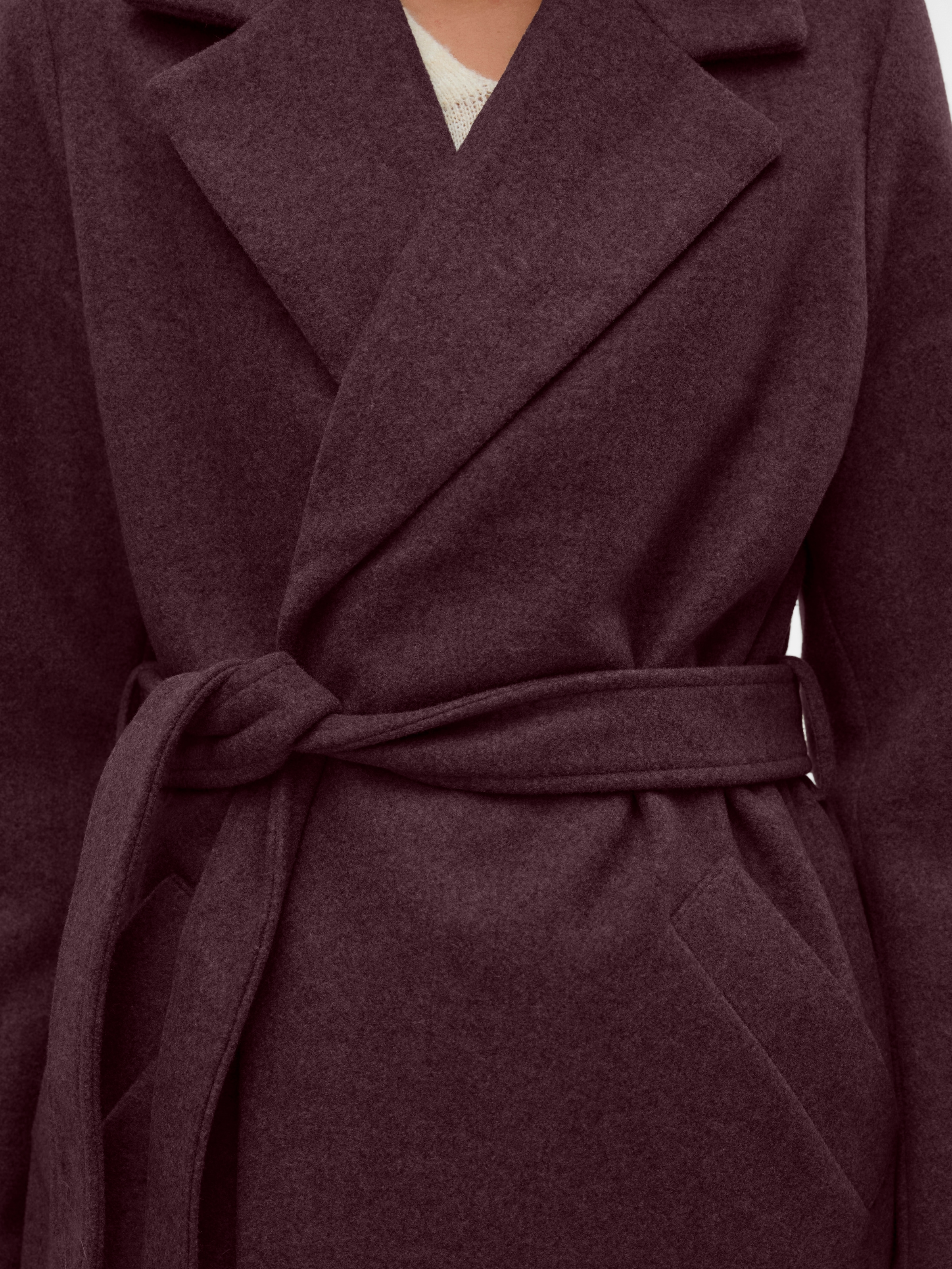Vero Moda Langmantel »VMFORTUNEAYA SS23 LONG  COAT NOOS« Kunstfaser