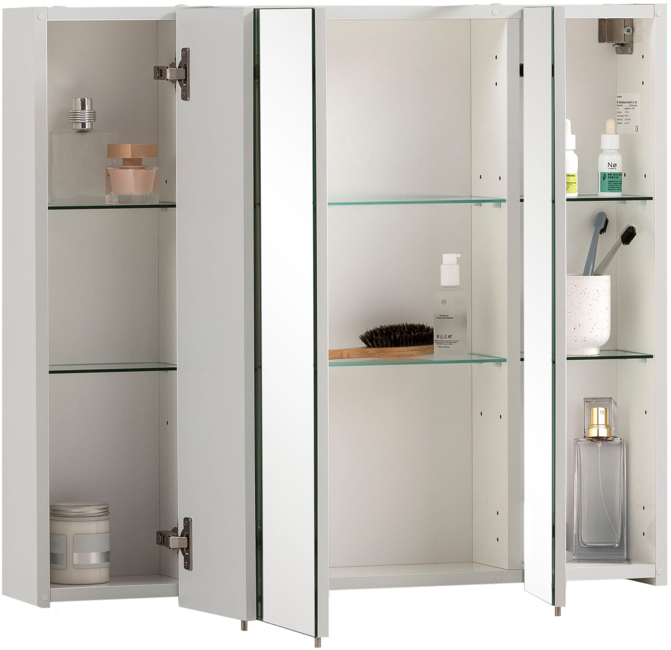 Schildmeyer Spiegelschrank »Basic, Spiegelschrank, Made in Germany, B: 70 cm« Solide Verarbeitung - Dieses Produkt ist in Deutschland gefertigt