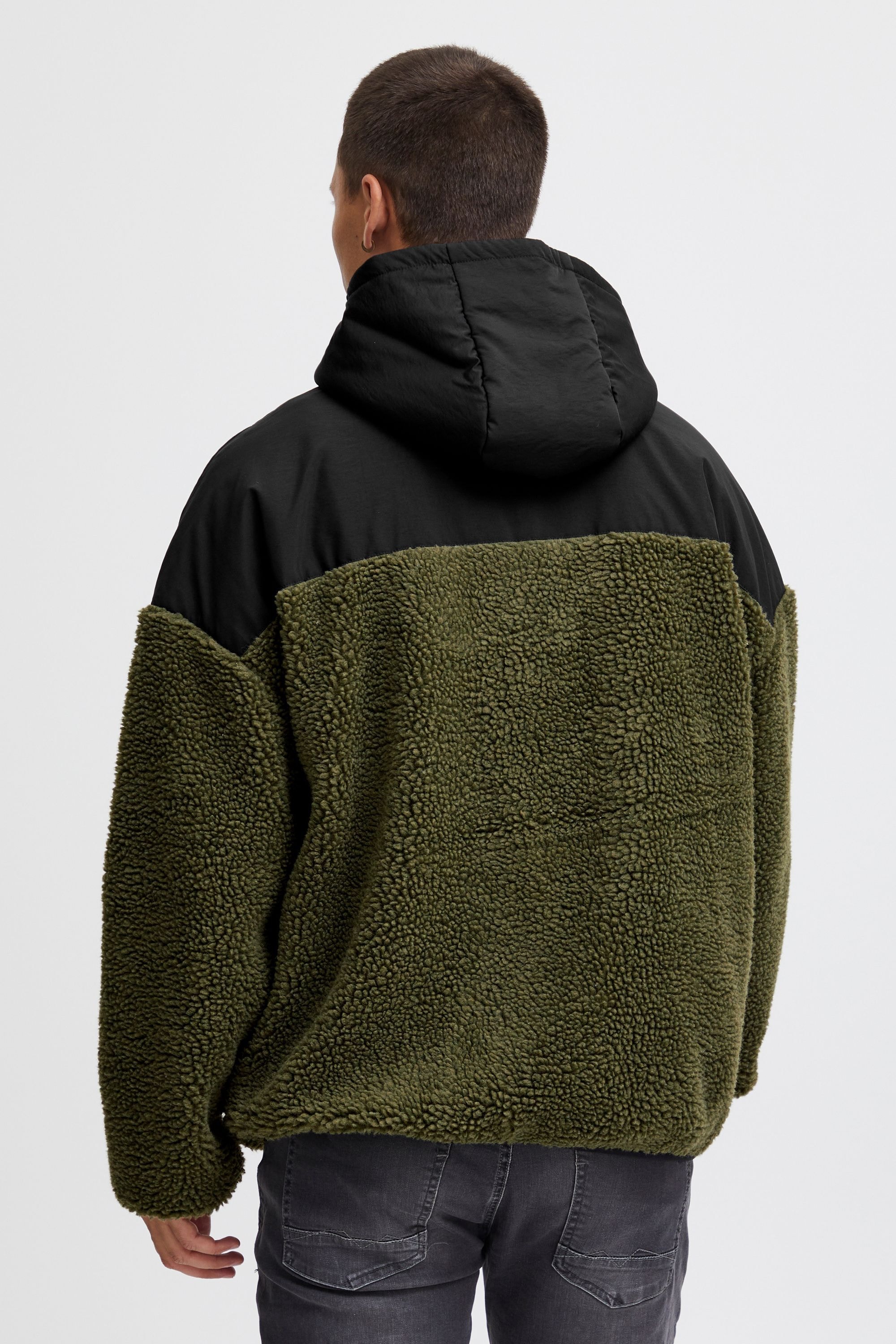 !Solid Fellimitatjacke »Fellimitatjacke SDMark«, mit Kapuze