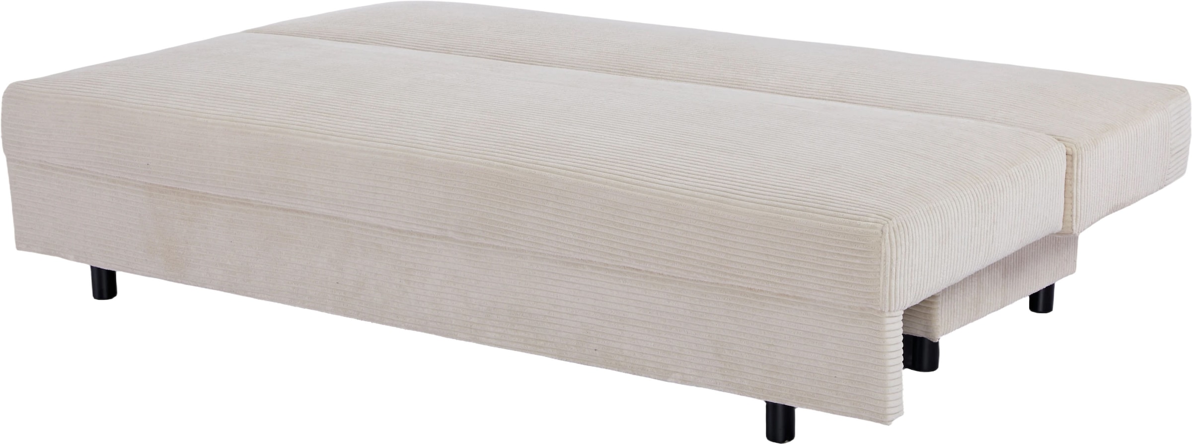 OTTO home Schlafsofa »ONNIKO Cord, Breite: 192 cm, Liegefläche 121x192 cm, softer Cord-Bezug« mit Bettfunktion & Bettkasten