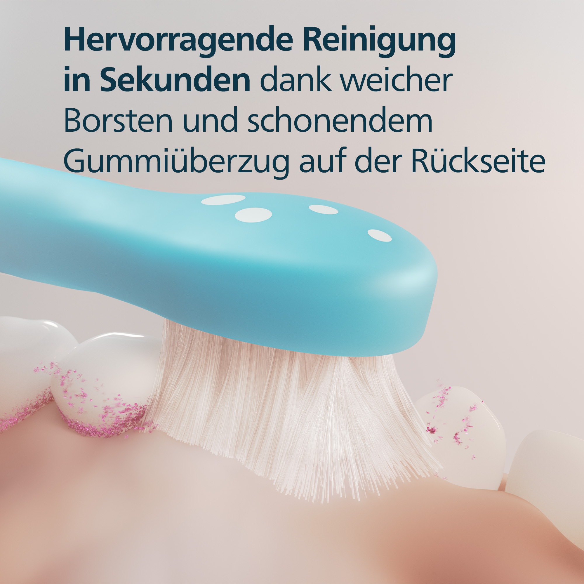 Philips Sonicare Aufsteckbürsten »For Kids«, für Milchzähne geeignet, ab 3 Jahren, für jedes Sonicare Handstück
