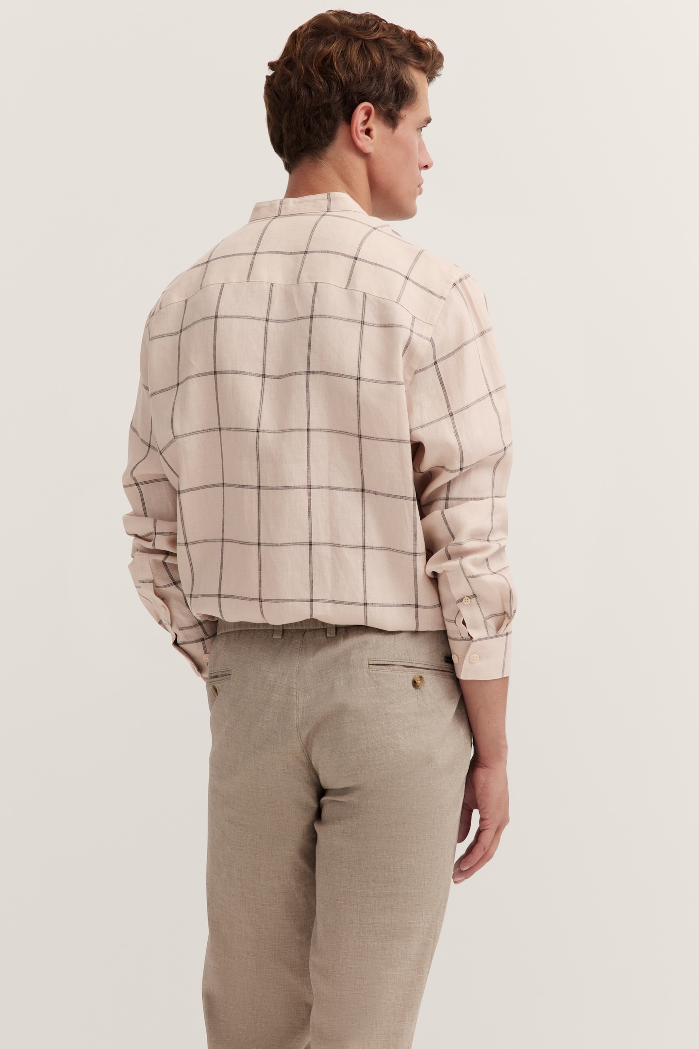 bugatti Langarmhemd, mit Karo-Muster