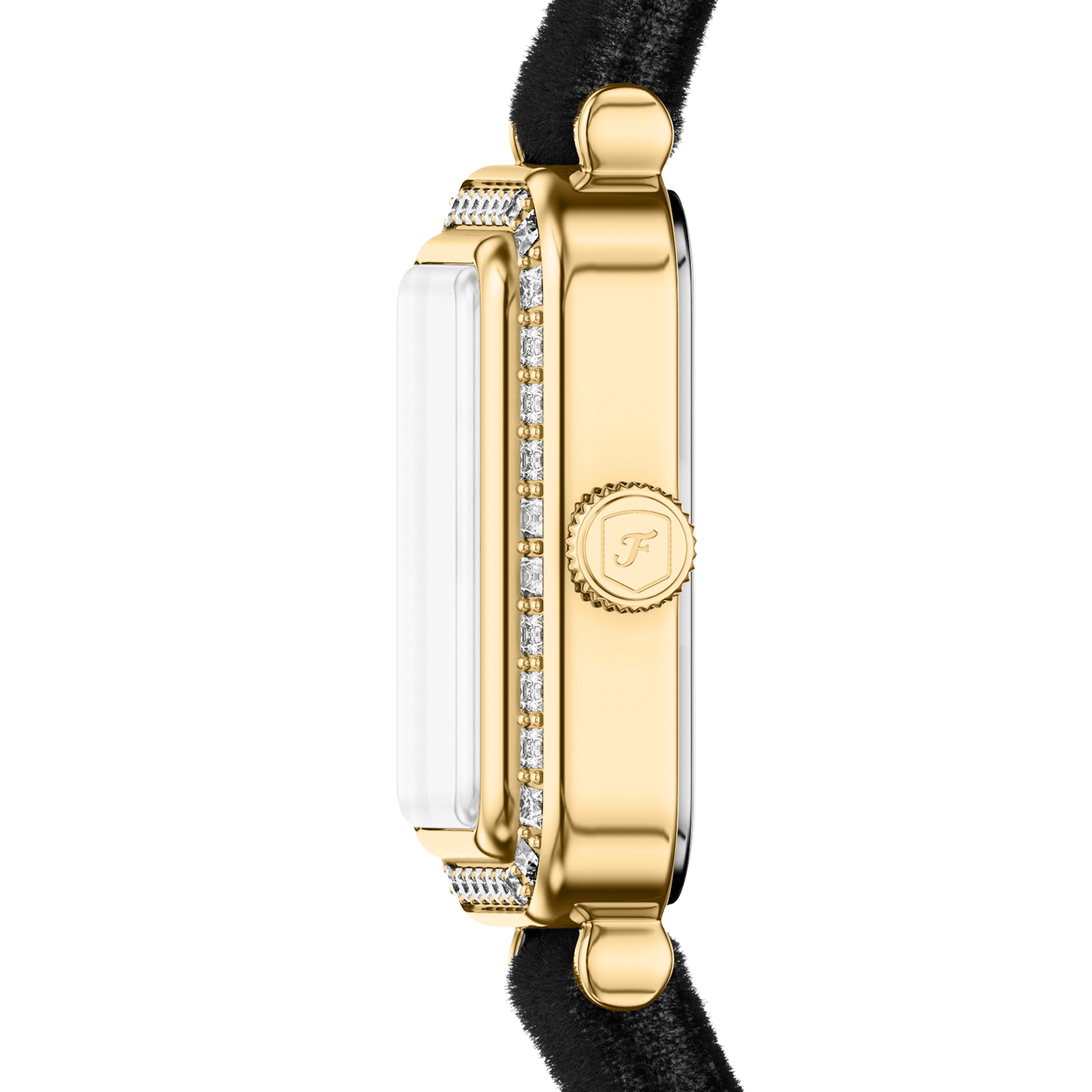 Fossil Quarzuhr »Raquel« Armbanduhr, Damenuhr, analog, Glassteine