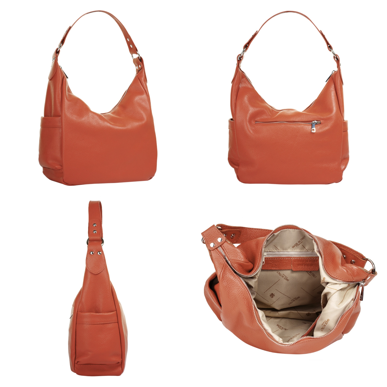 Samantha Look Shopper, echt Leder, Made in Italy
