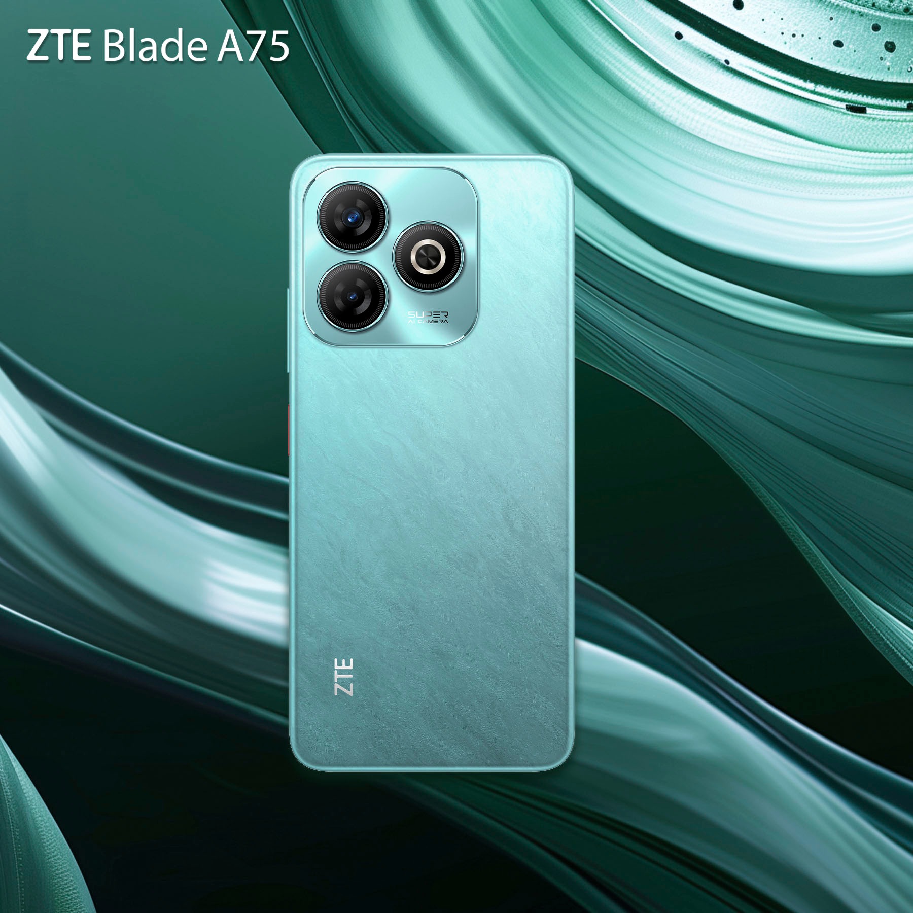 ZTE Smartphone »Blade A75«, grün, 16,76 cm/6,6 Zoll, 50 MP Kamera