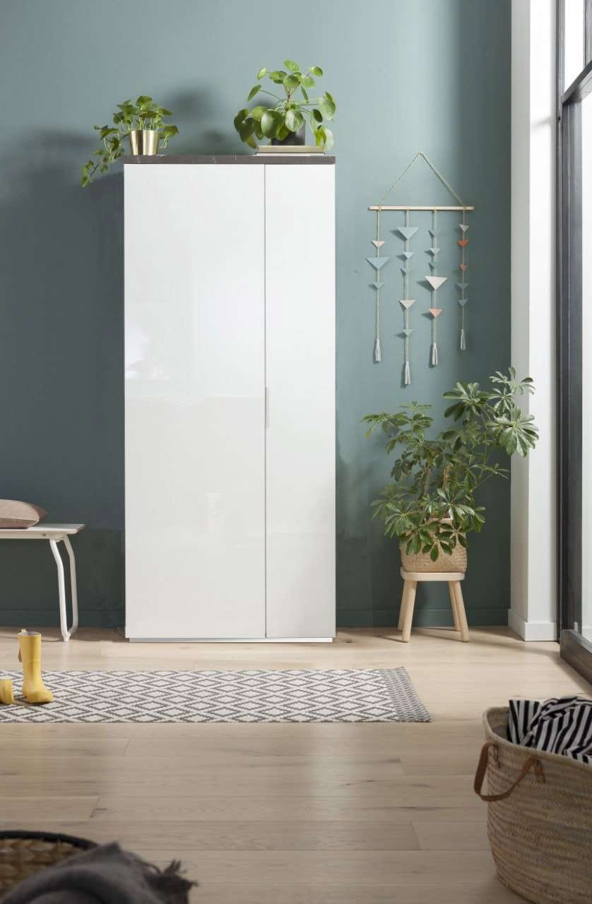 Composad Mehrzweckschrank »Mehrzweckschrank, Multifunktionsschrank, Allzweckschrank«, (1 St.), Mit 2 Türen hochglanz lackiert