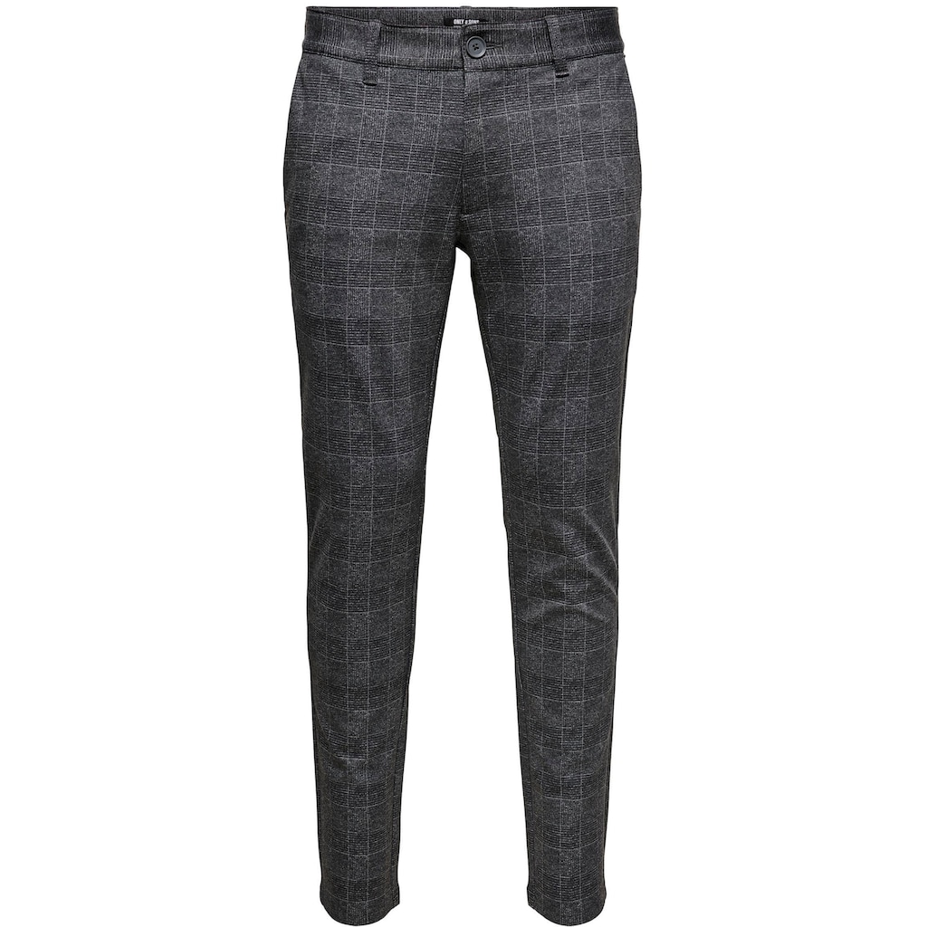 ONLY & SONS Chinohose »MARK CHECK PANTS«