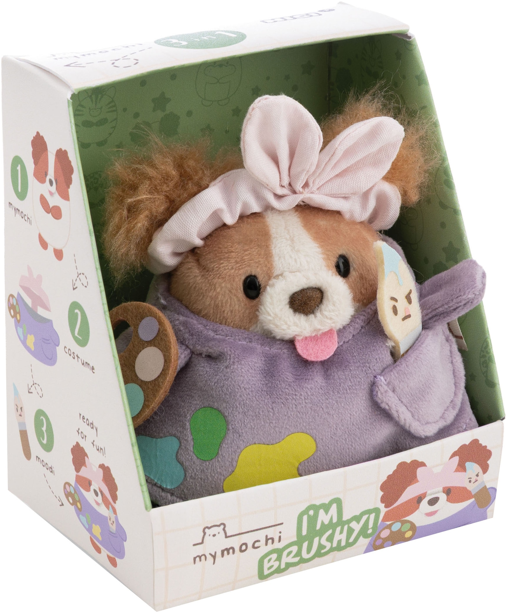 Nici Kuscheltier »mymochi, Spaniel Brushy, 8 cm« in Geschenkbox
