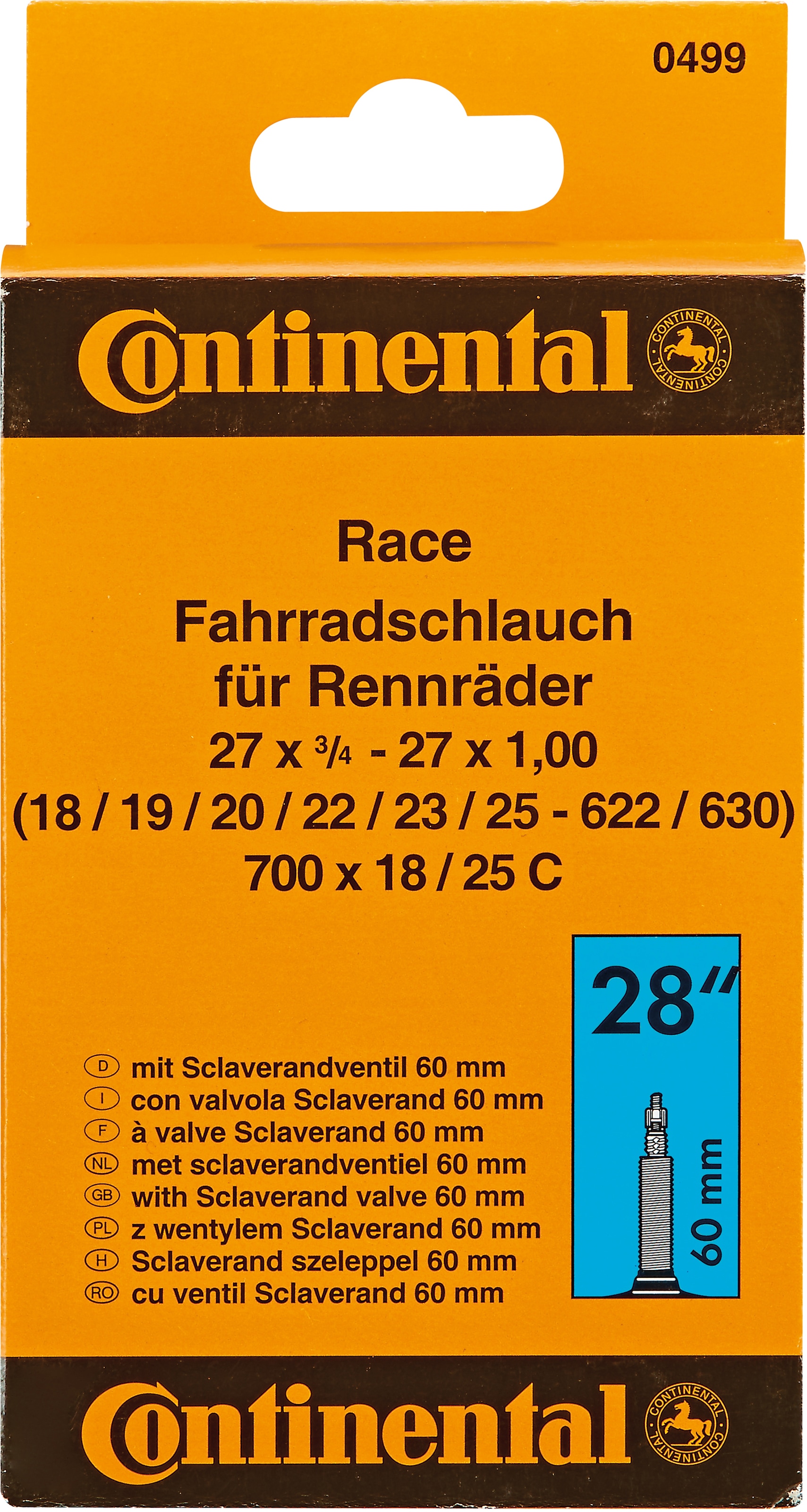 Fahrradschlauch »CONTINENTAL-Fahrradschlauch Race«