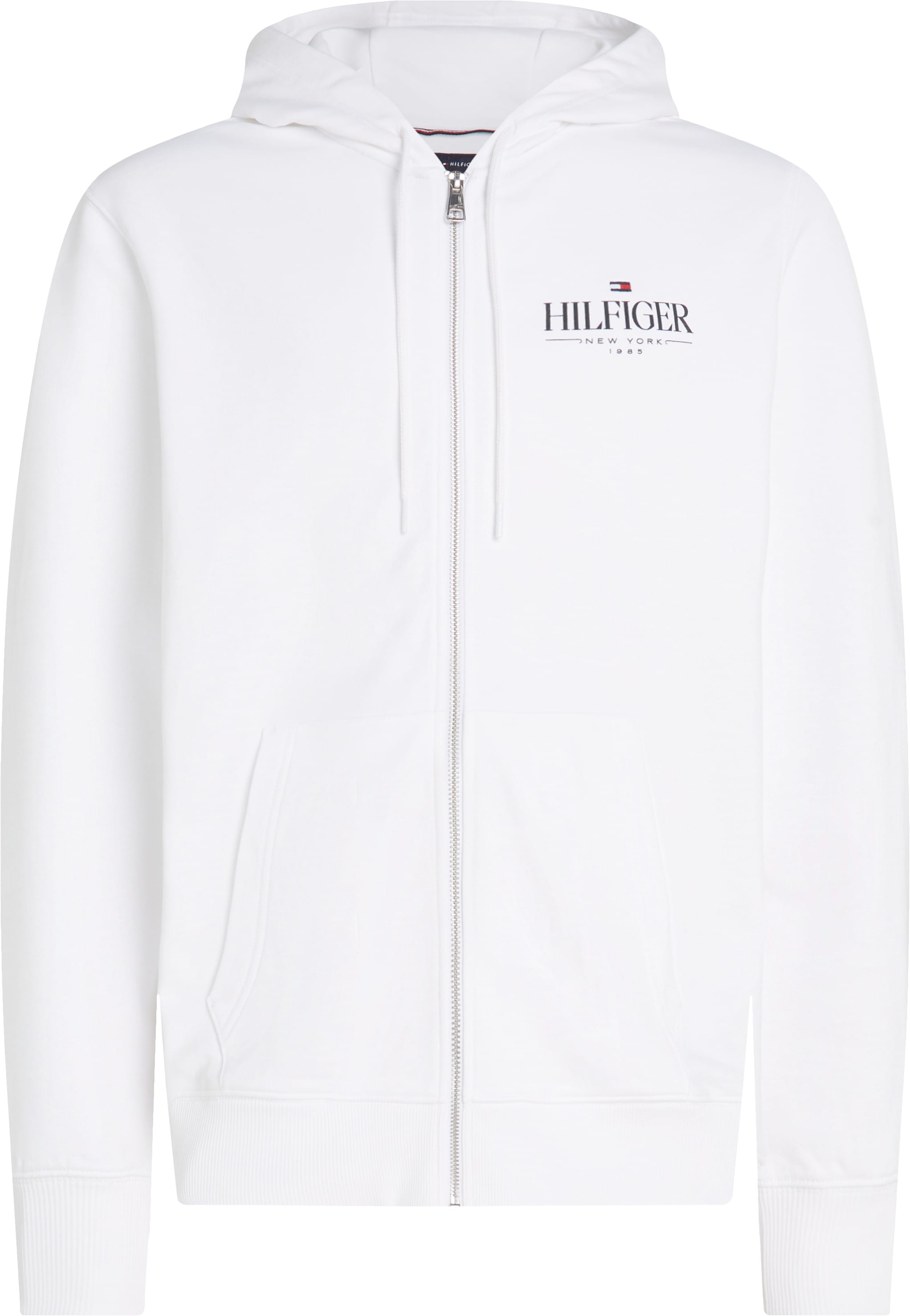Tommy Hilfiger Big & Tall Kapuzensweatjacke »BT-HILFIGER STACKED HOODED ZIP-B«, Große Größen