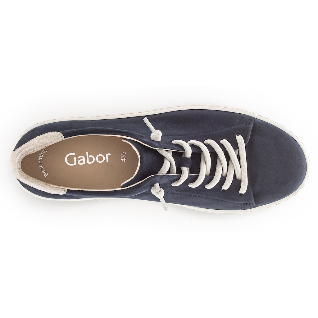 Gabor Slip-On Sneaker, Plateausneaker mit Best Fitting-Ausstattung für komfortable Passform