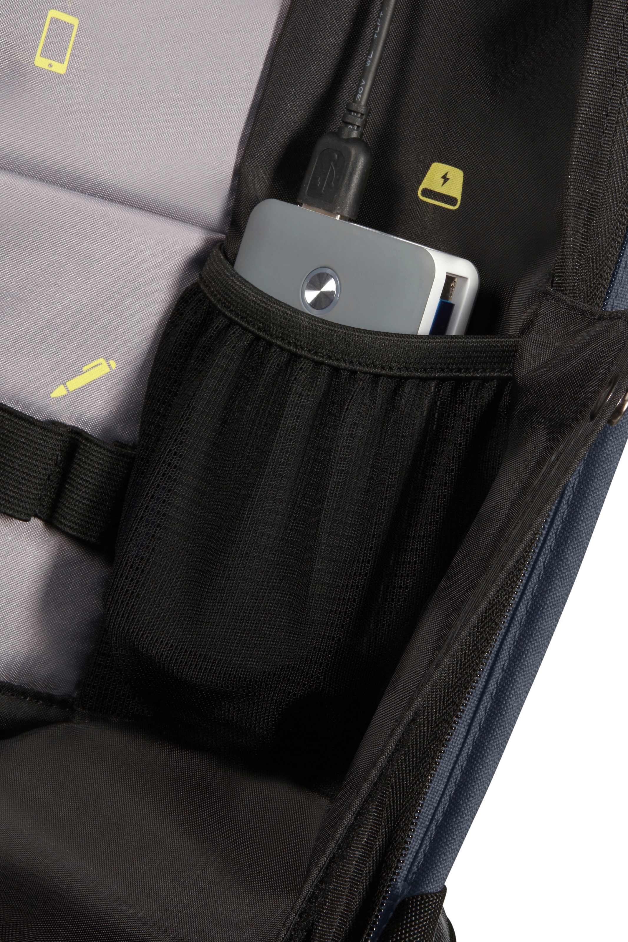 Samsonite Laptoprucksack »SECURIPAK«, Freizeitrucksack Schulrucksack USB-Schleuse, 15,6-Zoll Laptopfach