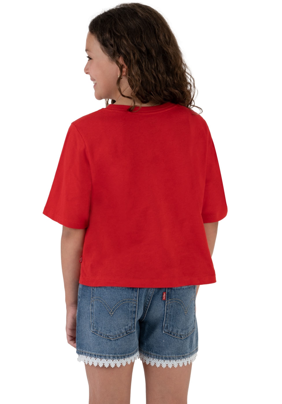 Levi's® Kids T-Shirt »BATWING CROPPED TEE«, for GIRLS