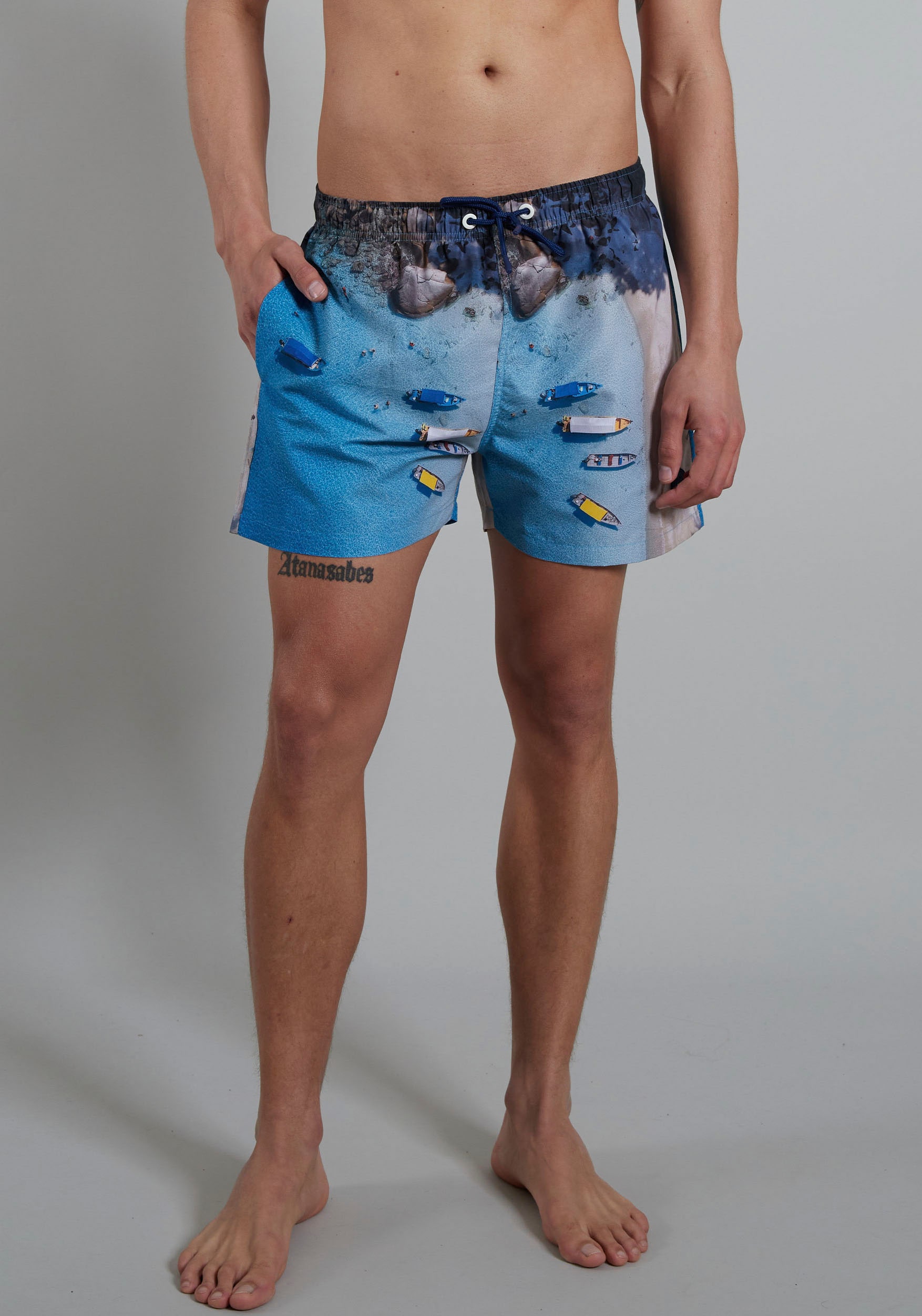 Badeshorts, mit tollem Print für warme Sommertage