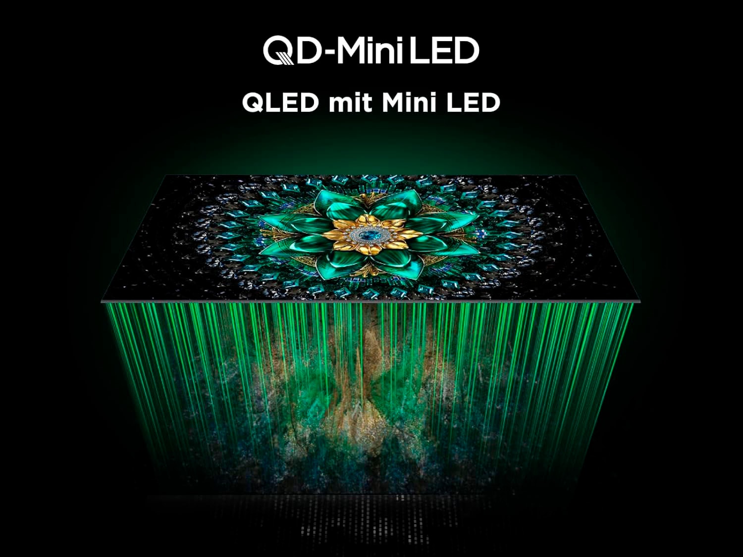 TCL QLED Mini LED-Fernseher »85Q6CX1«, Smart-TV-Google TV, 144 Hz, 4K HDR Premium, Smart TV, Apple TV, Multi-HDR und Dolby Vision