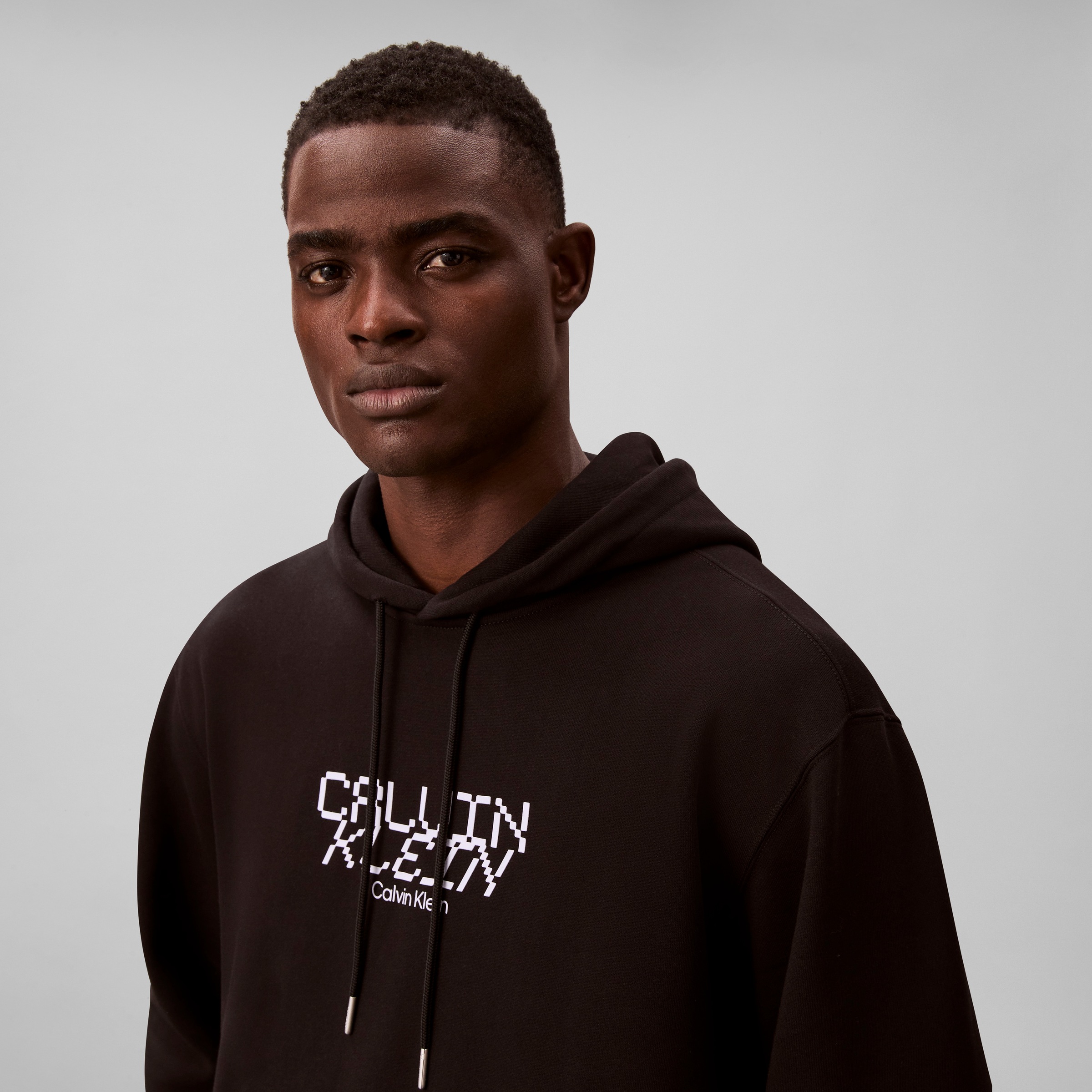 Calvin Klein Jeans Kapuzensweatshirt , Regular Fit, Kängurutasche, Logo-Schriftzug
