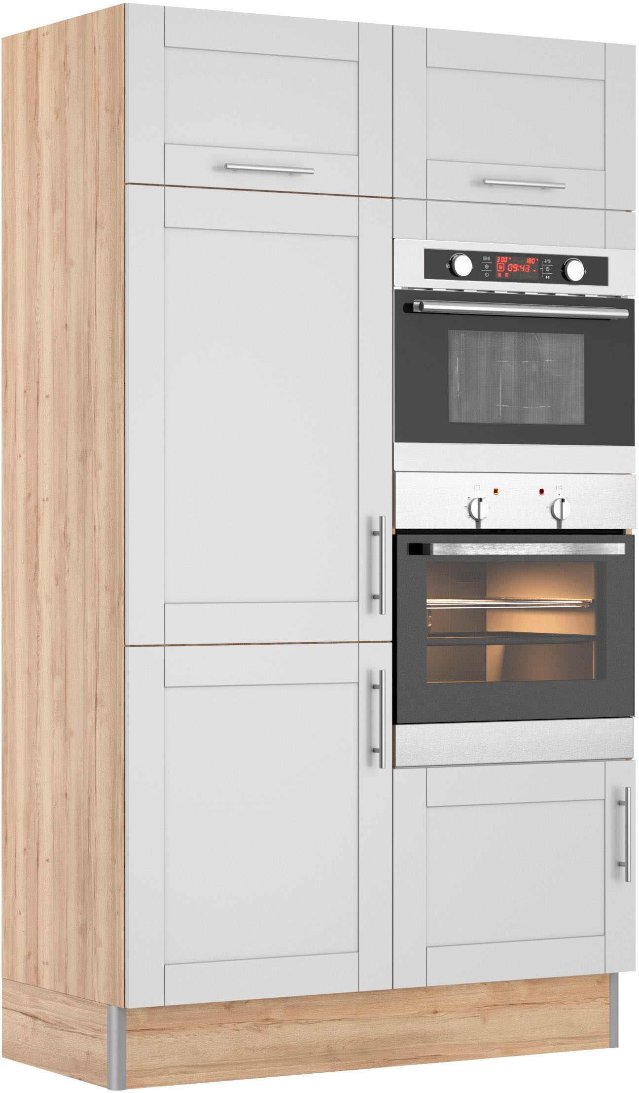 OPTIFIT Küche »Ahus«, 120 cm breit, ohne E-Geräte, Soft Close Funktion