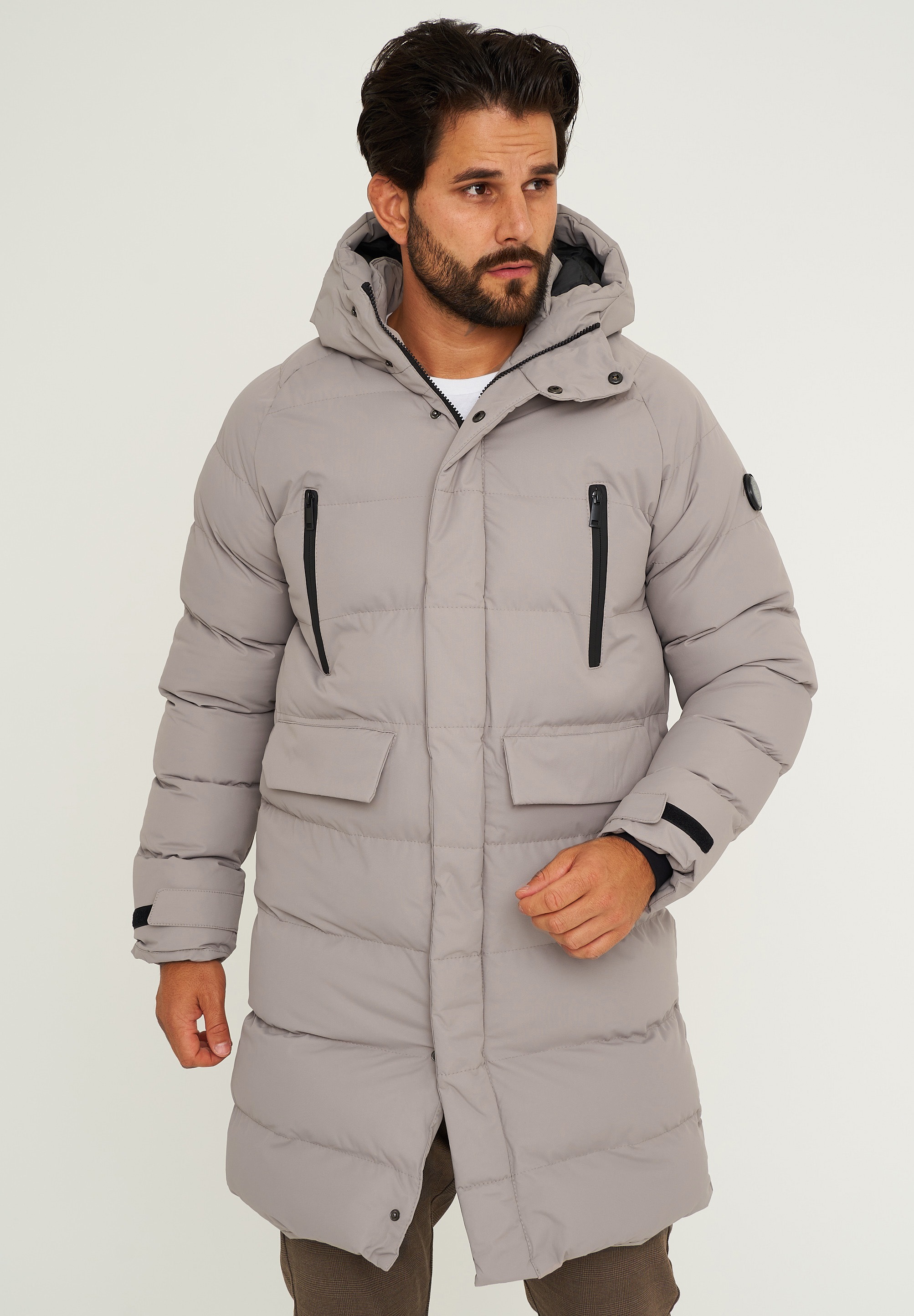 SOULSTAR Parka »Winterjacke als Langer Steppmantel - Winterparka«
