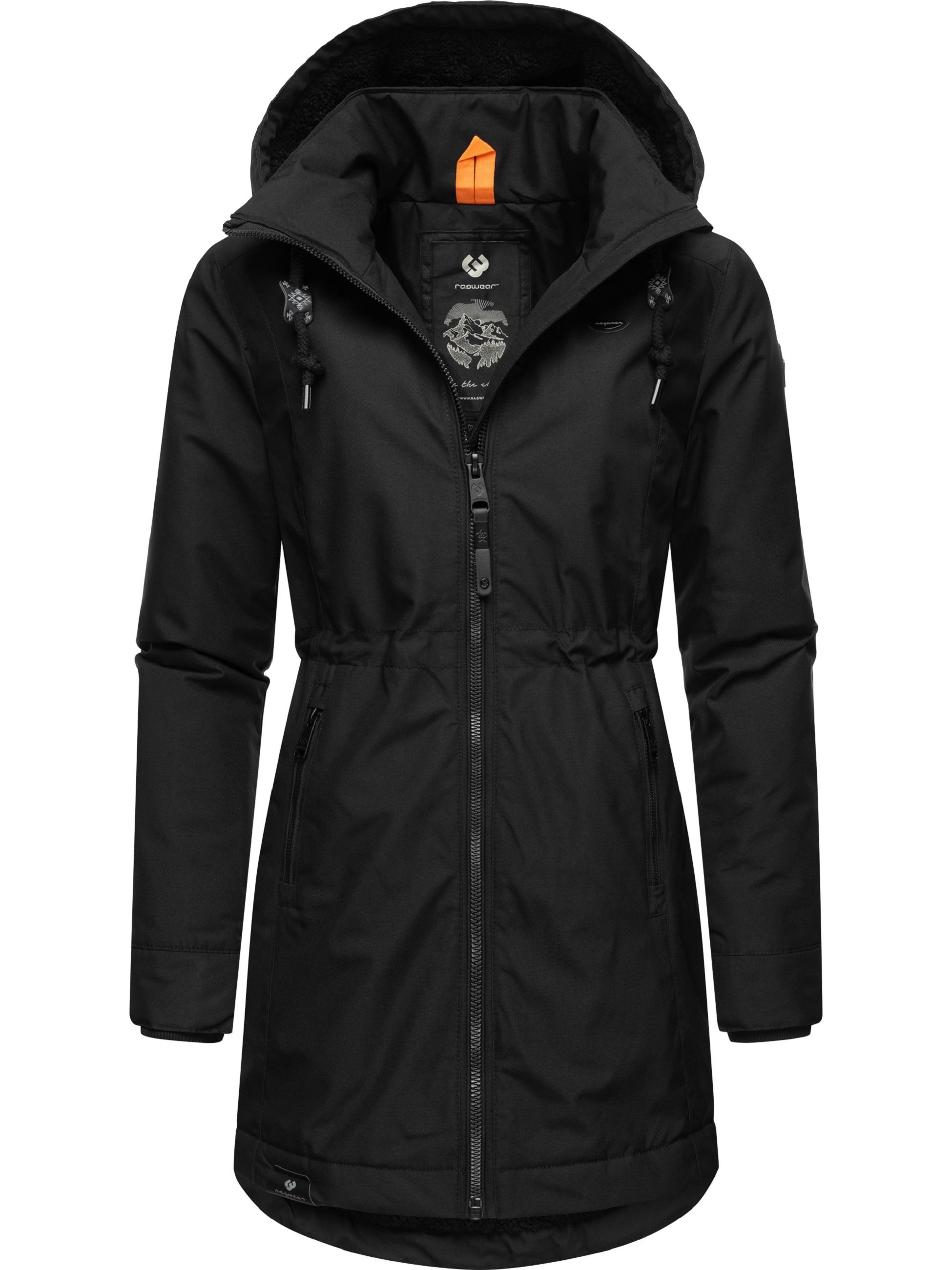 Ragwear Wintermantel »Winterjacke Dakkota«, Wasserdichter Winterparka mit Teddyfleece Innenfutter