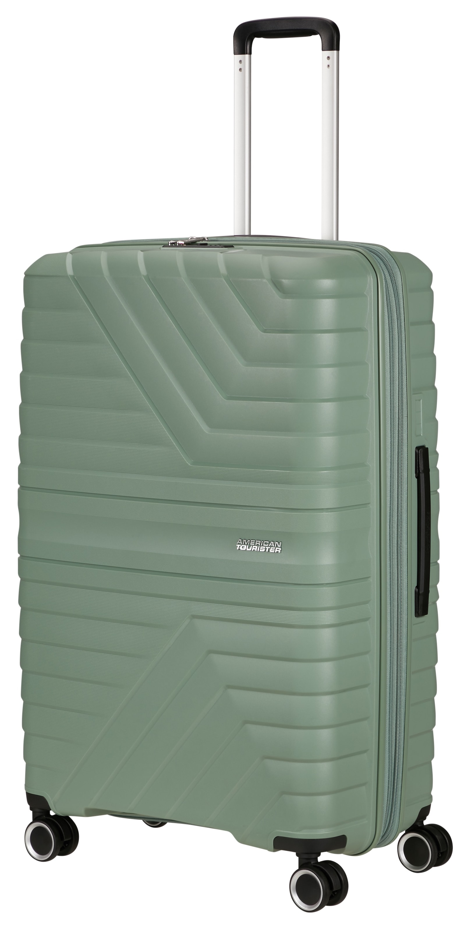 American Tourister® Hartschalen-Trolley »FLYTWIST, verschiedene Größen und Farben«, 4 Rollen, Hartschalen-Koffer personalisierbar Volumenerweiterung