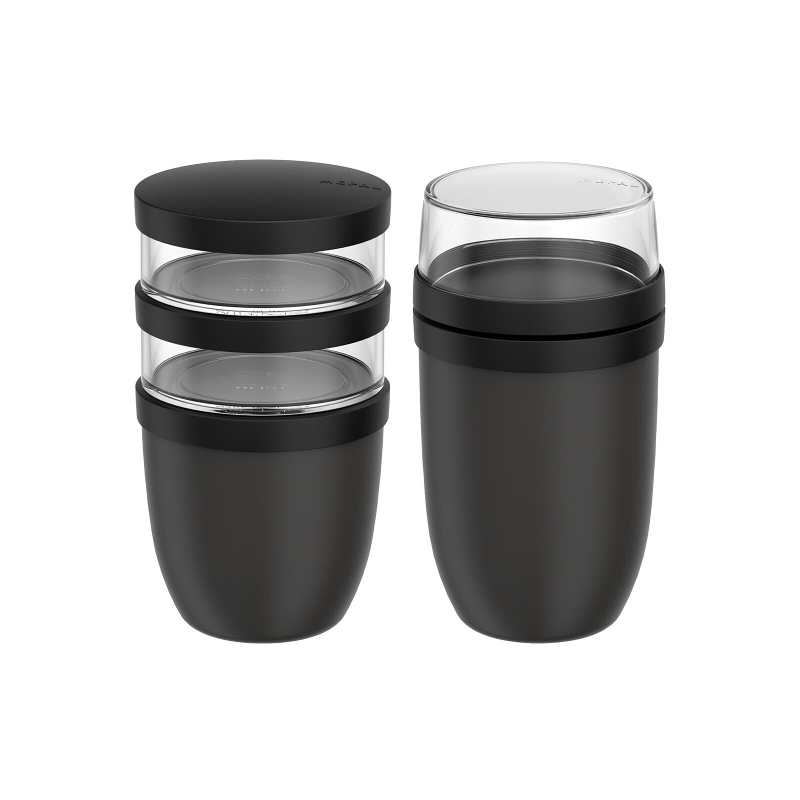 Mepal Lunchbox »Lunchpot-Set XL Ellipse 900 ml + 1050 ml 2er Set« Spülmaschinengeeignet, Mikrowellenfest