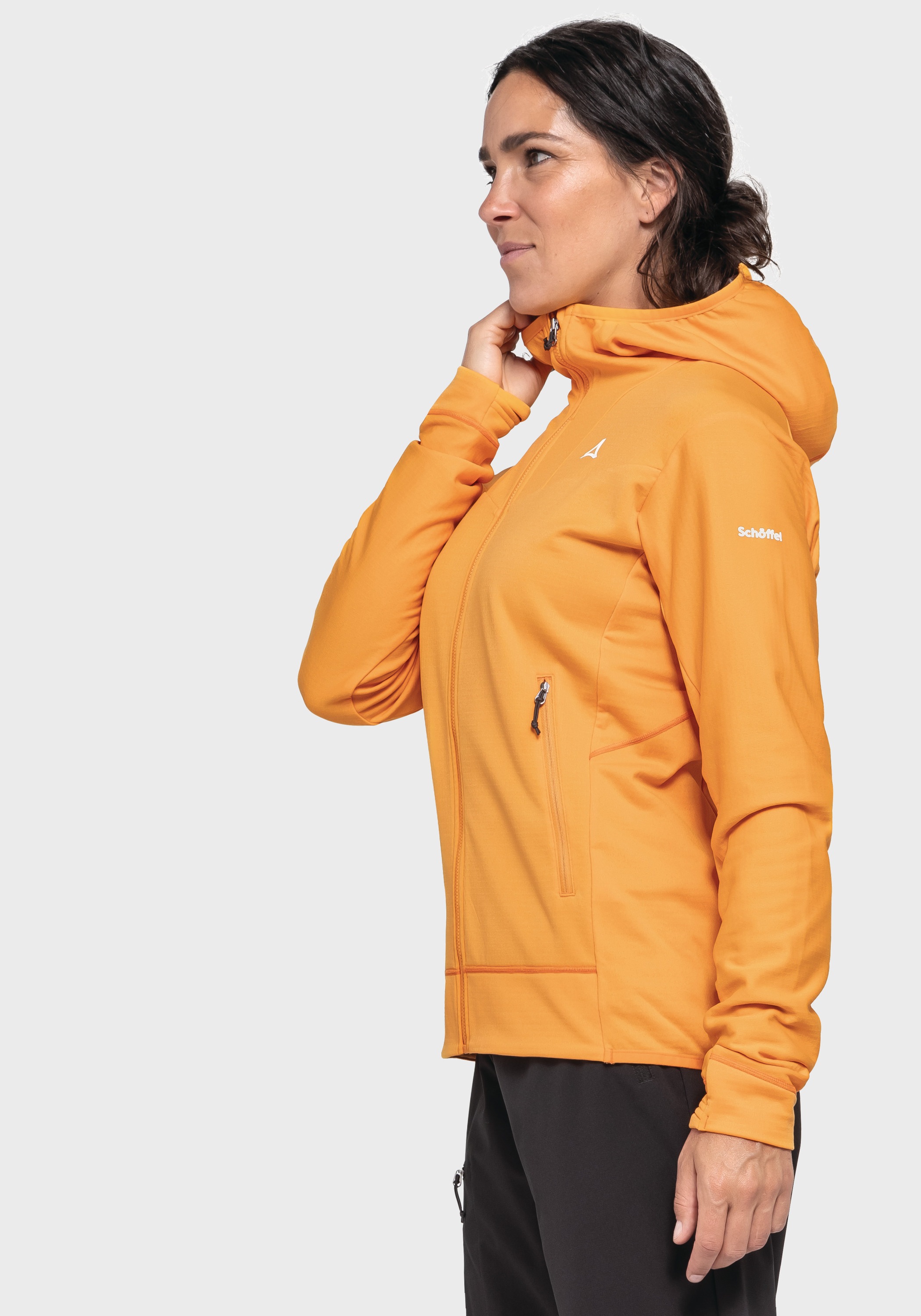 Schöffel Fleecejacke »Mountain Fleece Hoody Style Blaueis WMS«, mit Kapuze