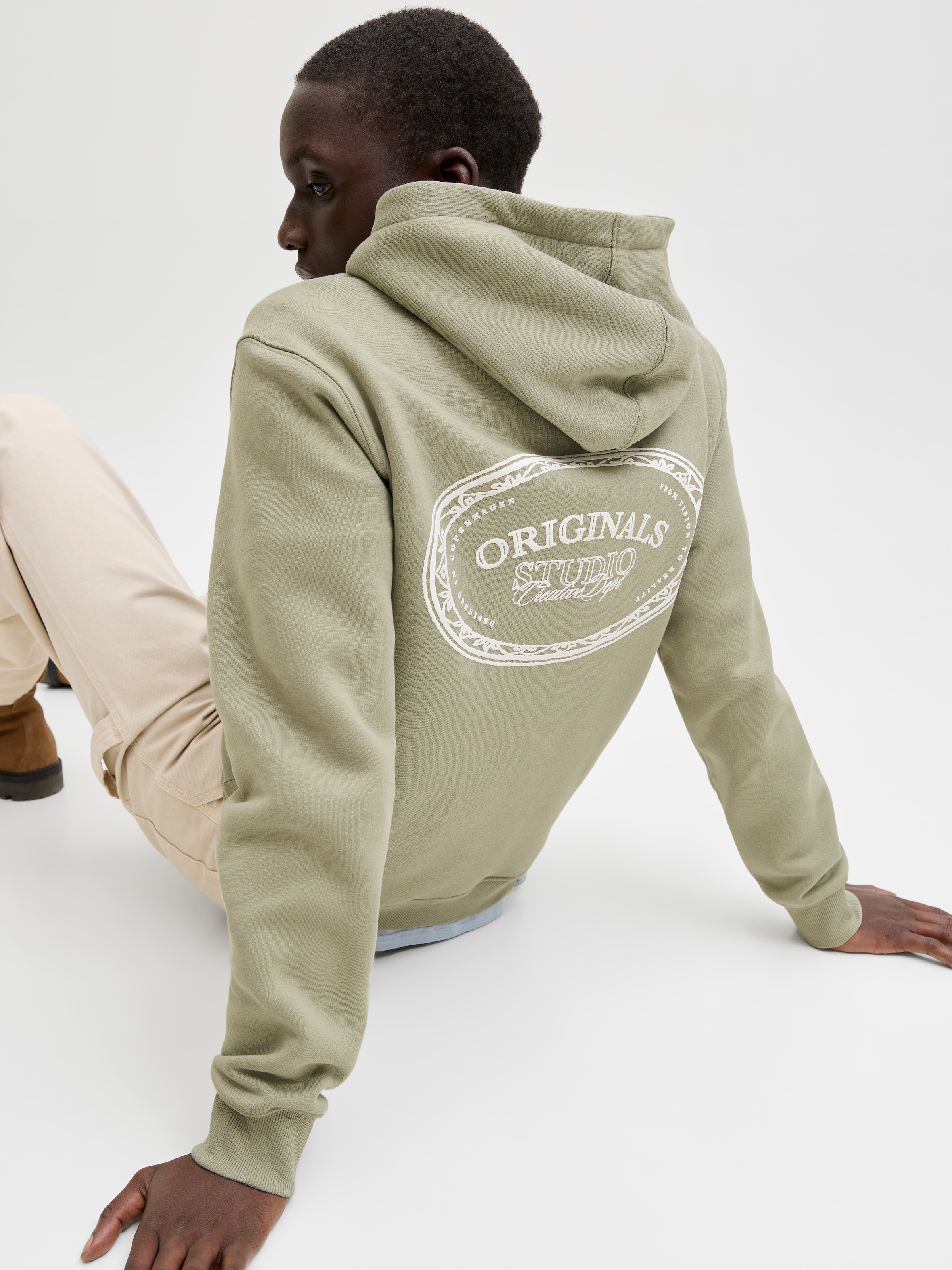 Jack & Jones Kapuzensweatshirt »JORGREENE BRANDING SWEAT HOOD CH«
