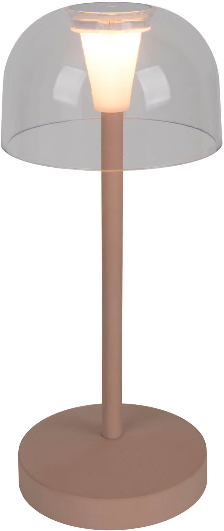 näve LED Tischleuchte »Gomba 18,5 cm«, 2er-Set, Leuchtmittel LED-Modul | LED fest integriert, über USB-Kabel aufladbar, Memoryfunktion, stufenlos dimmbar
