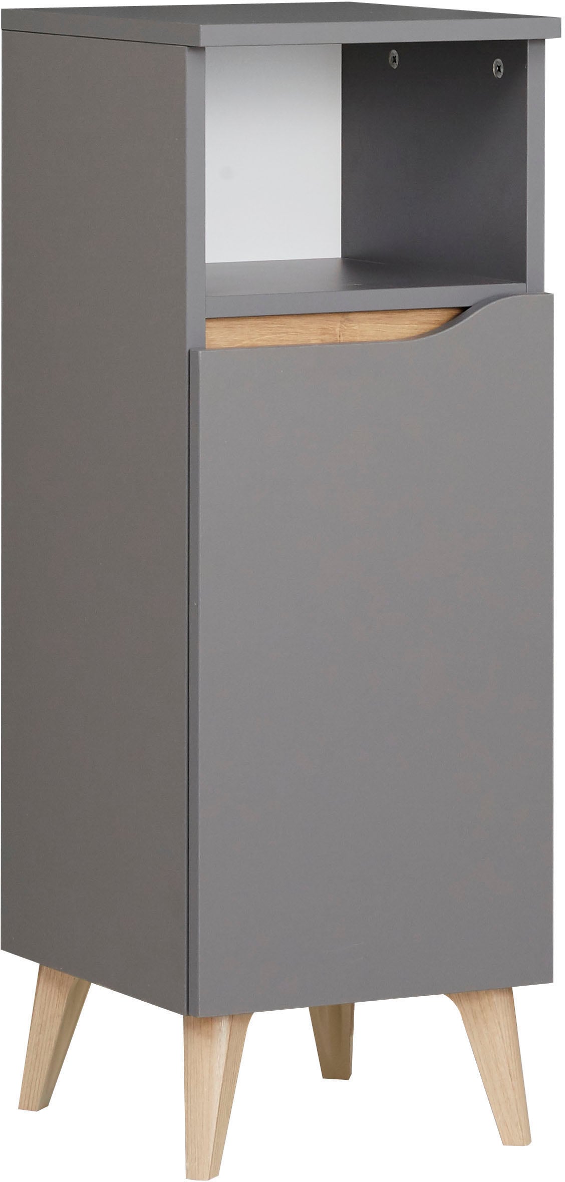 Saphir Badmöbel-Set »Quickset 5-teilig, Waschbeckenunterschrank mit LED-Spiegelschrank«, (5 St.), Hochschrank, Unterschrank, Hängeschrank, inkl. Türdämpfer, 9 Türen