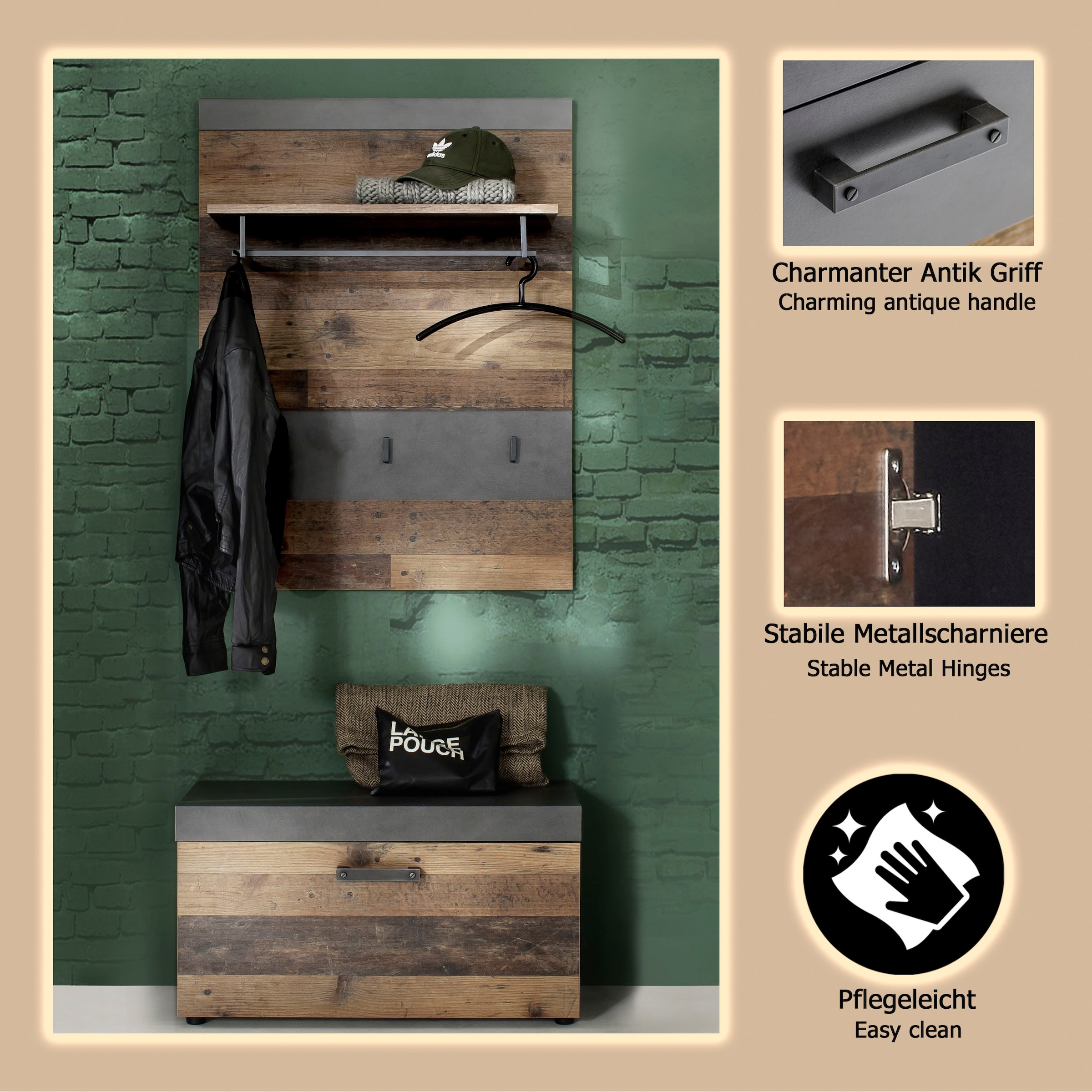 INOSIGN Garderoben-Set »Ilana« Set, 2 Stk. tlg.