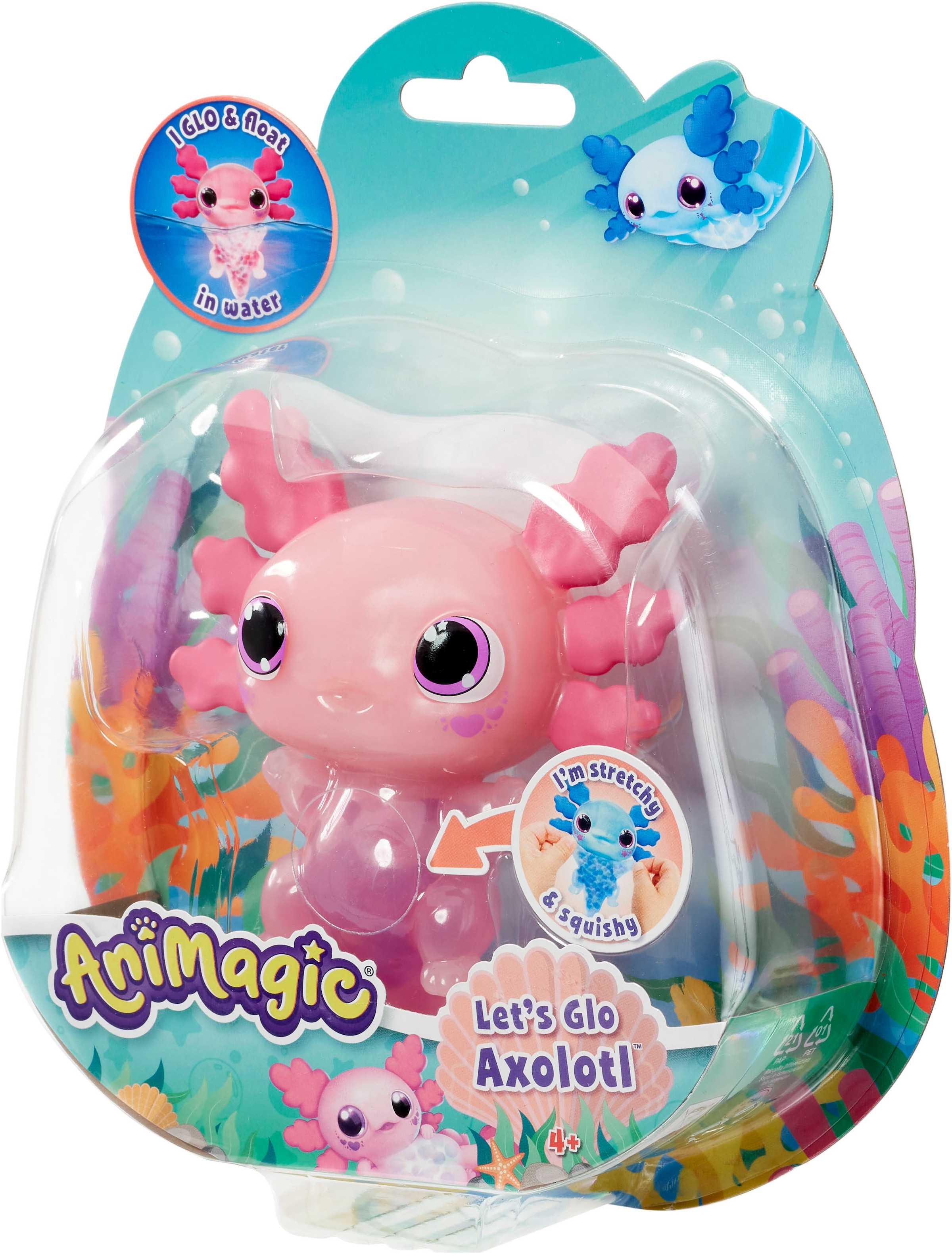 Goliath® Badespielzeug »Animagic, Let's glo Axolotl, Schwimm-Axolotl« Farbig Variante nicht wählbar!