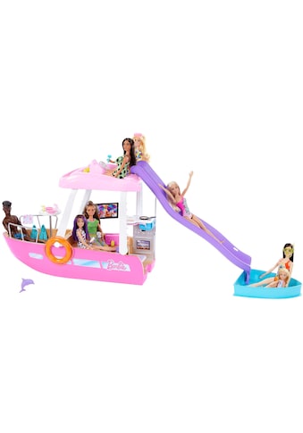 Barbie Puppen Fahrzeug »Barbie Traumschiff mit Pool und Rutsche inkl. Barbie Zubehör« kaufen
