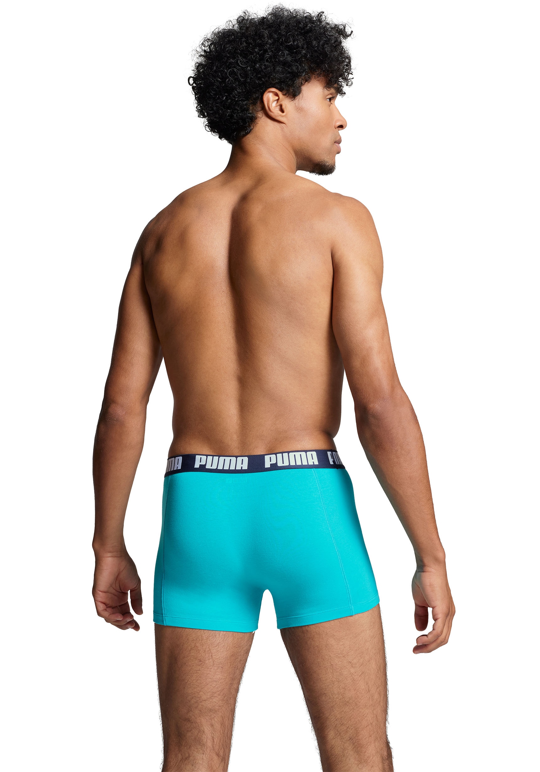 PUMA Boxer, (Packung, 2er-Pack), mit Puma Webbund