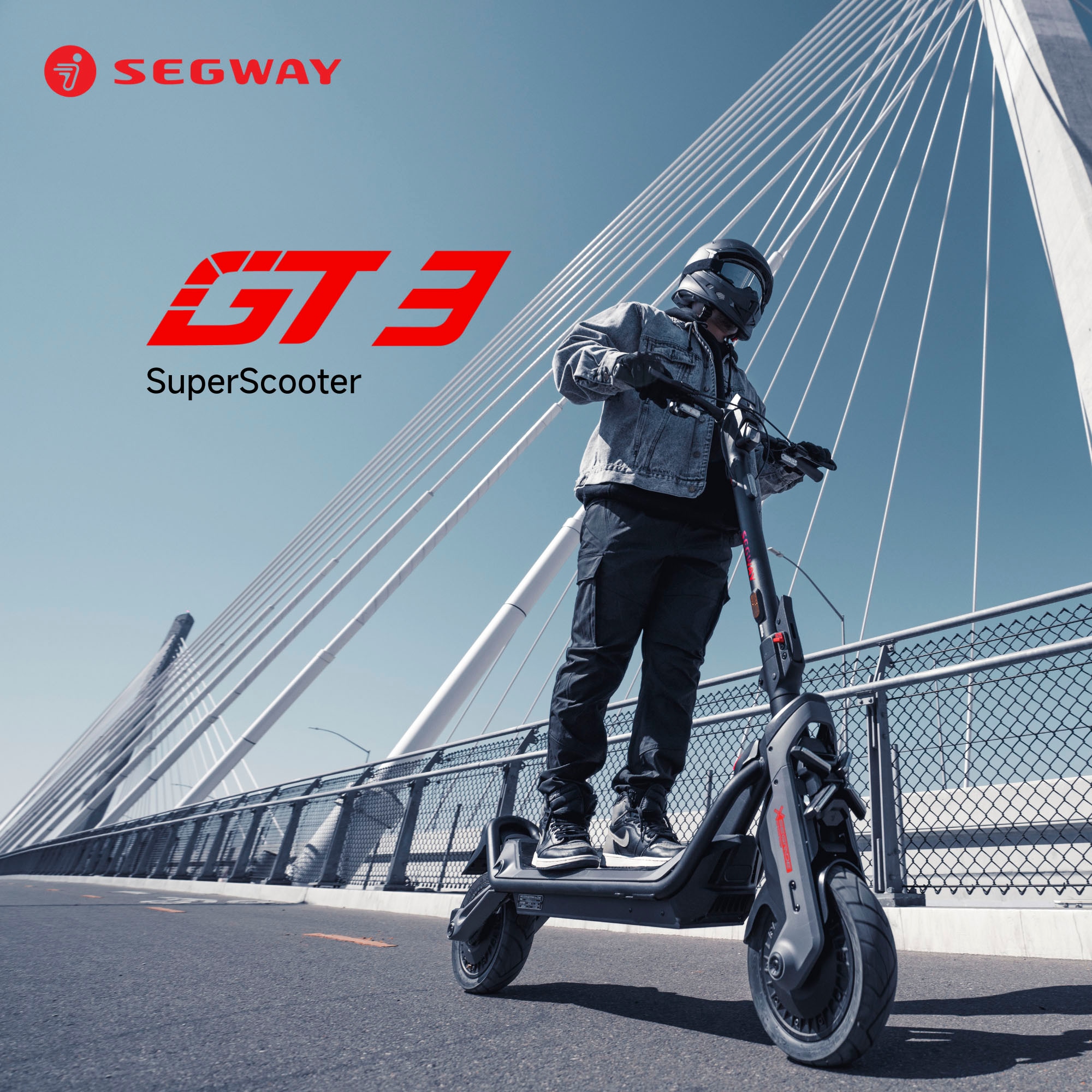 ninebot by Segway E-Scooter »GT3 D«, mit Straßenzulassung, 95 km Eco Modus Reichweite, 150 kg Tragfähigkeit