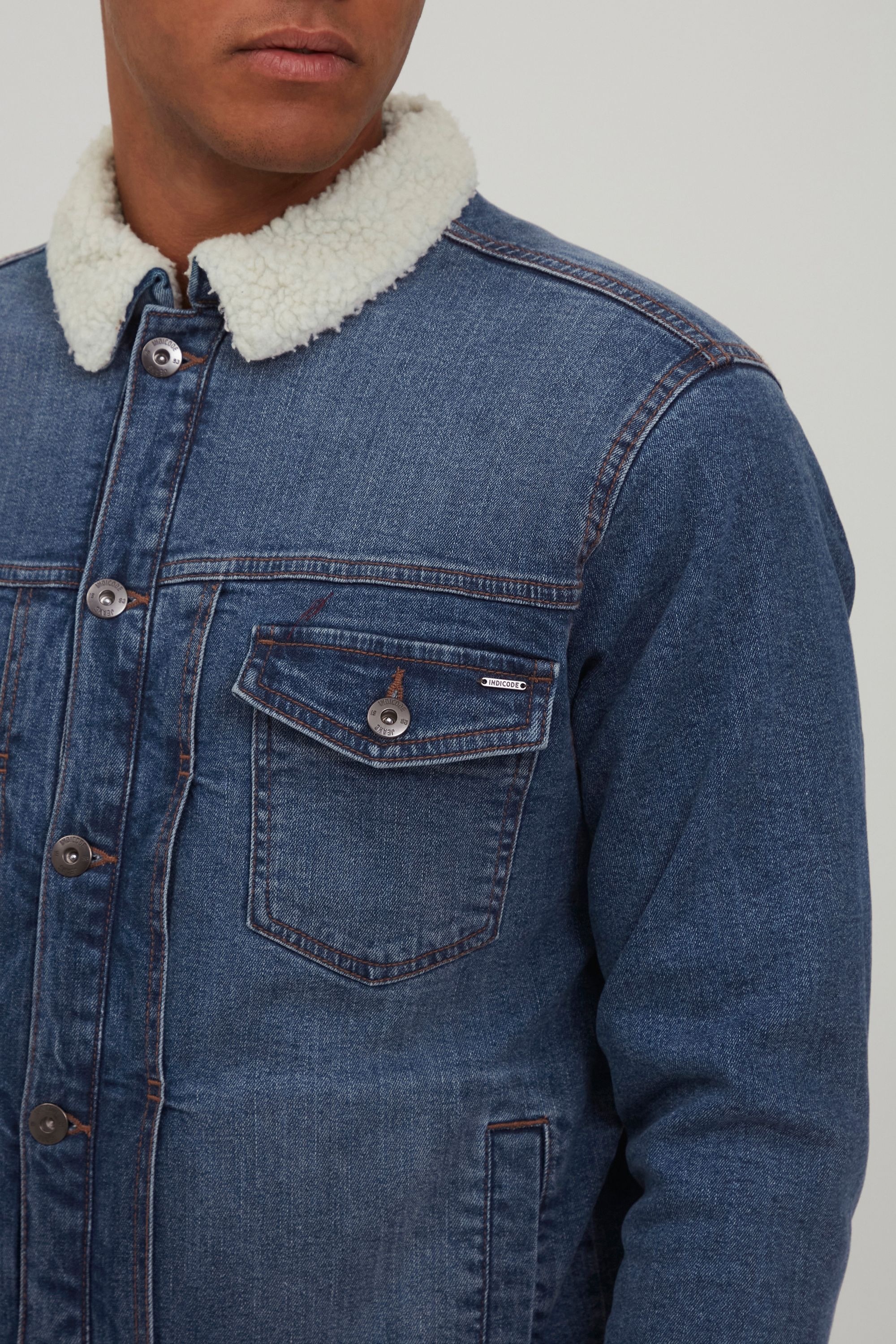 Indicode Jeansjacke »Jeansjacke IDBetlic«, ohne Kapuze