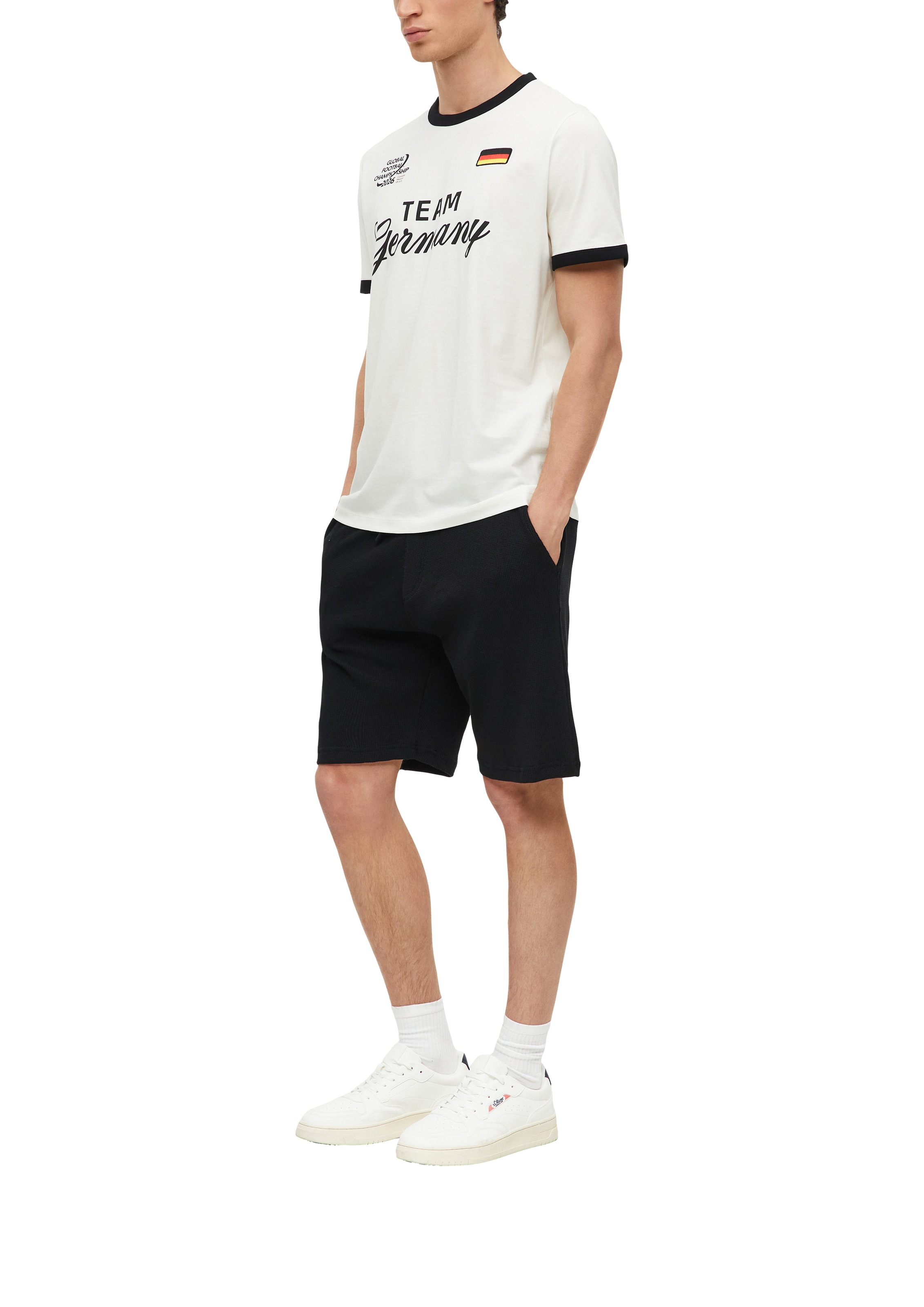 s.Oliver Kurzarmshirt Sommershirt - WM 2026 - mit GERMANY-Print