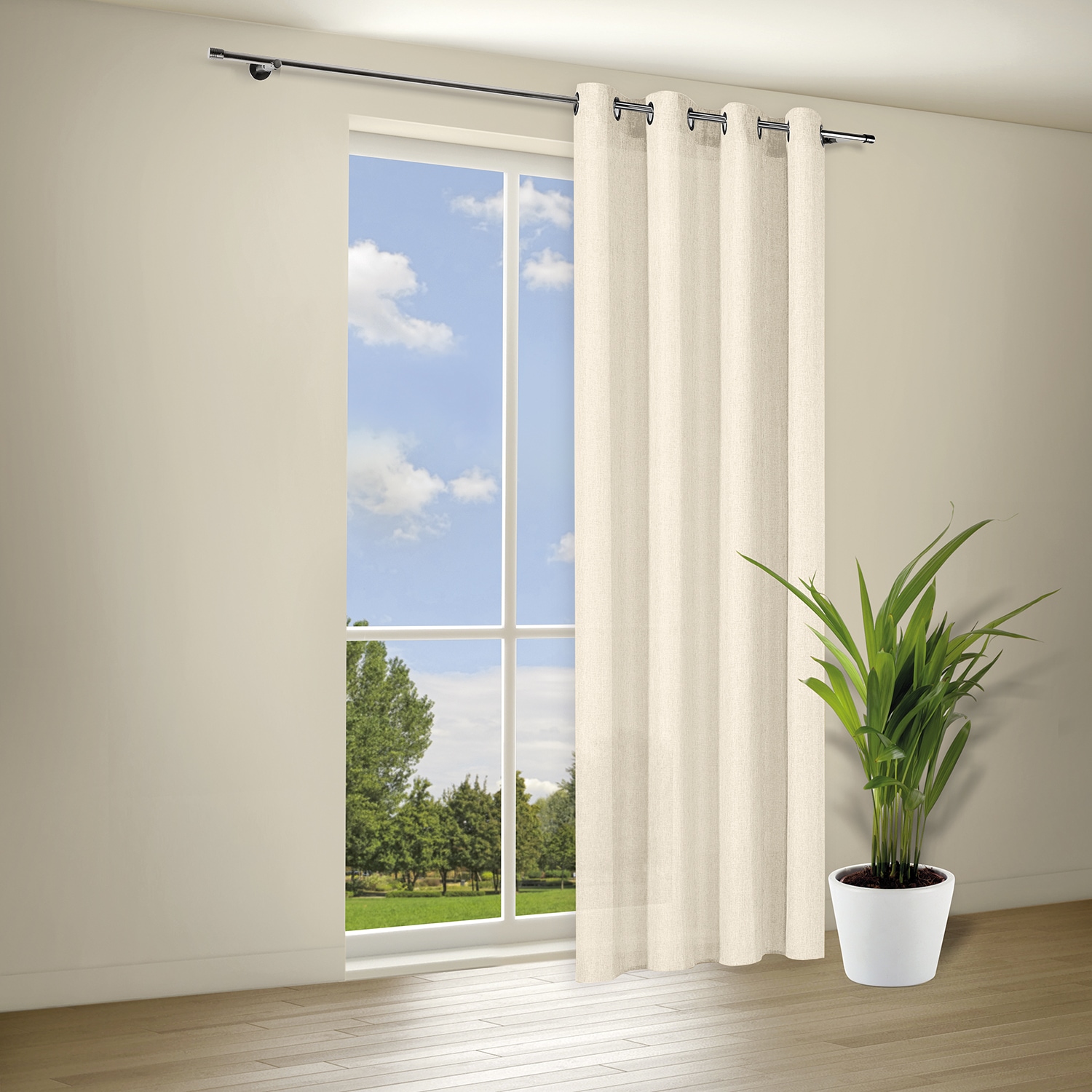 Home Living by Gerster Gardine »Bibiane« Ösen 1 Stk. tlg. SB-Dekoschal "Bibiane" mit Ösen