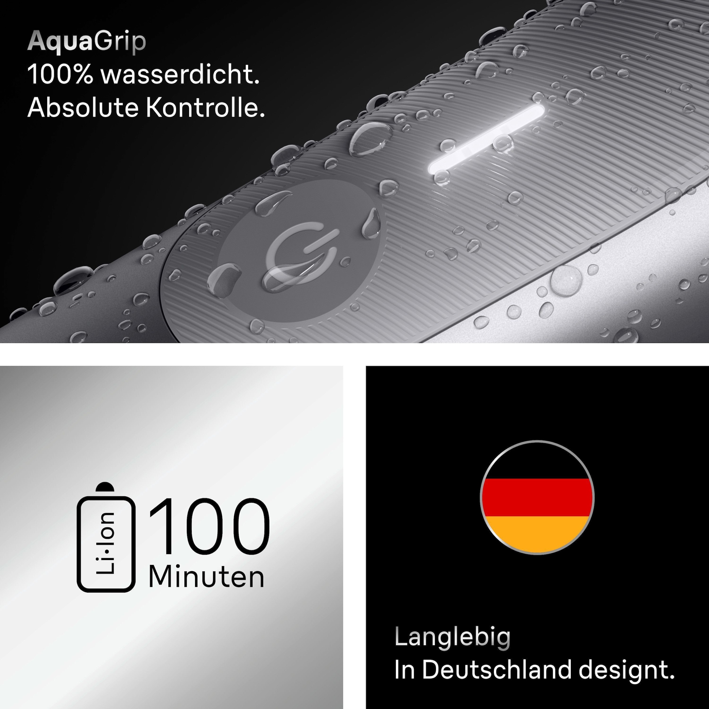 Braun Haarschneider »Body Groomer BG7550«, mit Smartlight & SkinGuard, 100 Min Akku, wasserdicht