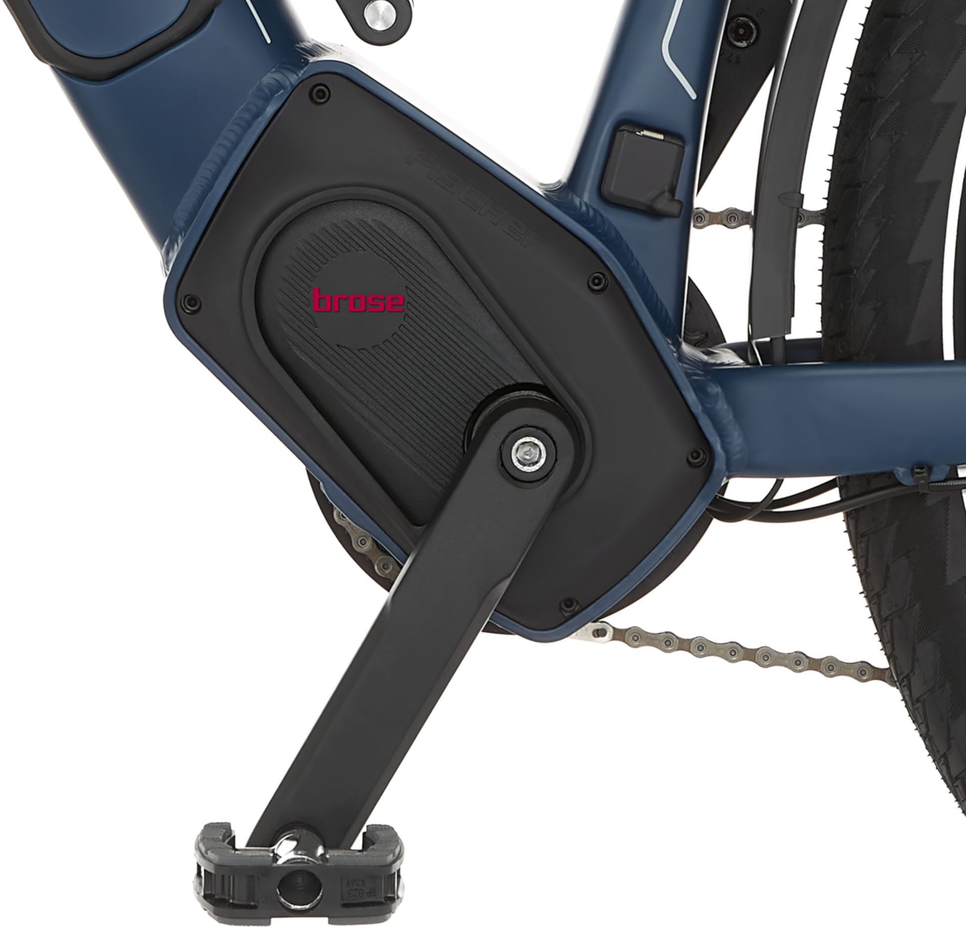 FISCHER Fahrrad E-Bike »VIATOR 8.0I 711 55«, 12 Gang, SX 11-50 Kettenschaltung, (mit Faltschloss), Pedelec, Elektrofahrrad für Damen u. Herren