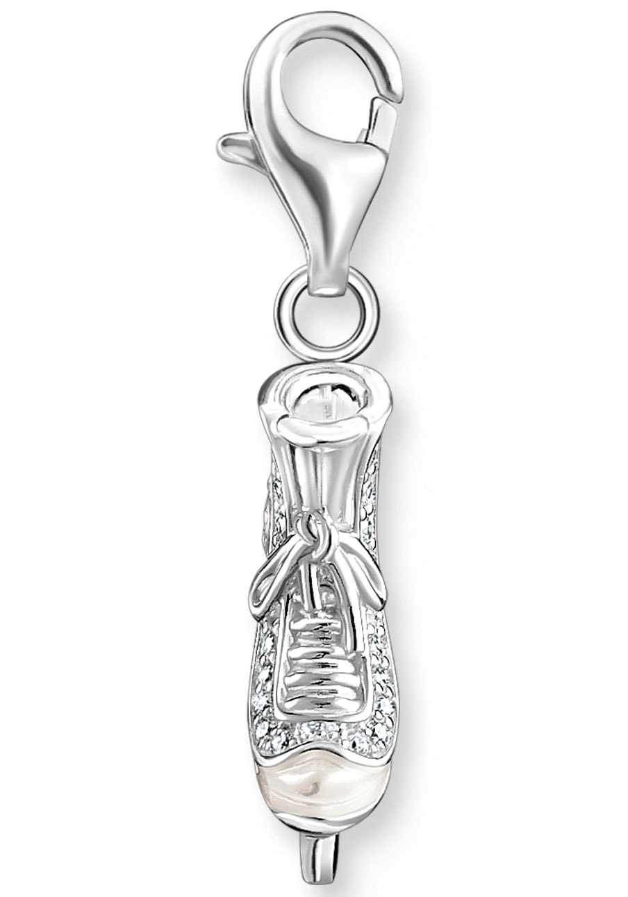 THOMAS SABO Charm-Einhänger »Schlittschuh, 1907-041-14«, mit Zirkonia (synth.)