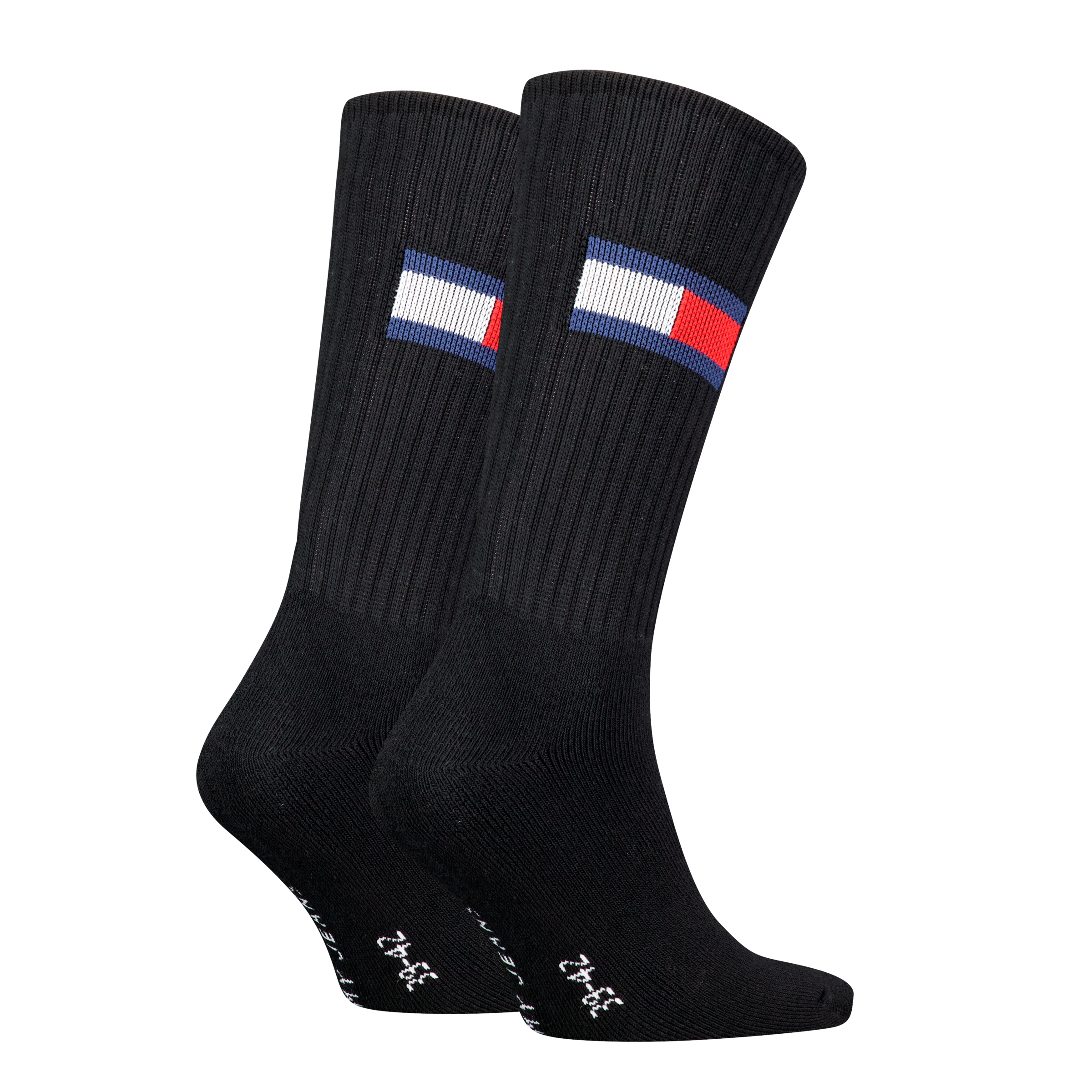 Tommy Hilfiger Socken »TH UNI TJ SOCK 2P FLAG«, (2 Paar, 2 Paar), mit großem Logo