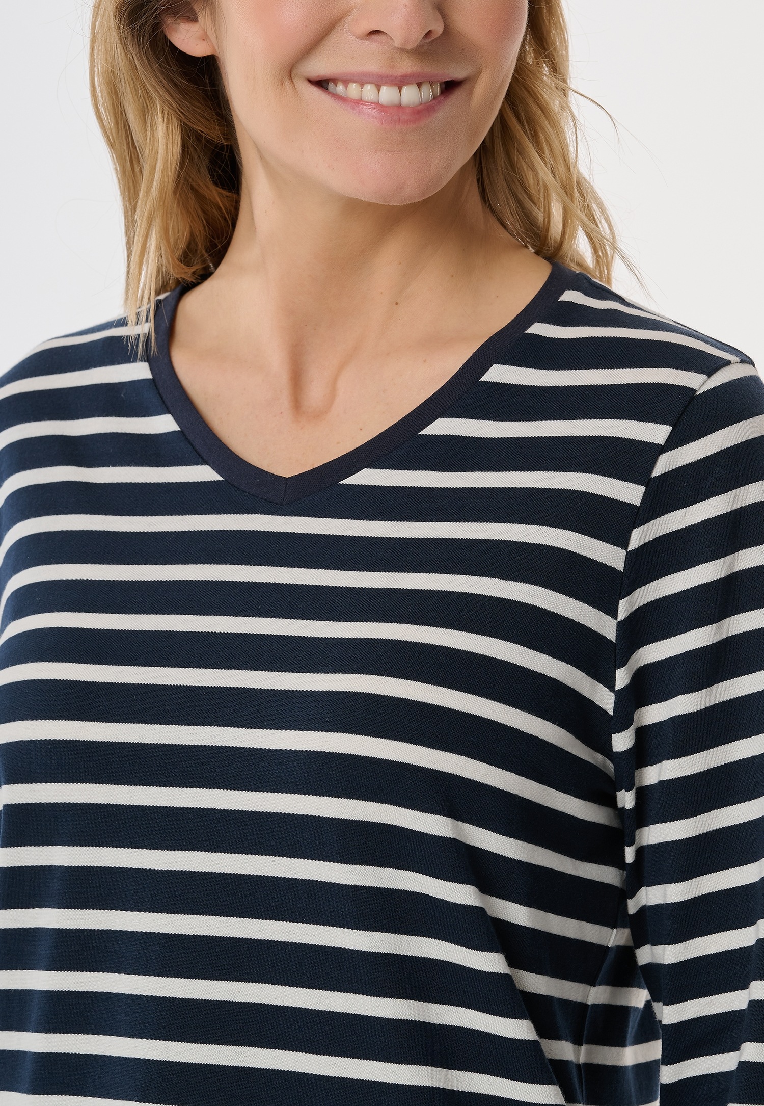 Schiesser Schlafanzug »Casual Essentials«, (2 tlg.), mit angenehmen Bündchen