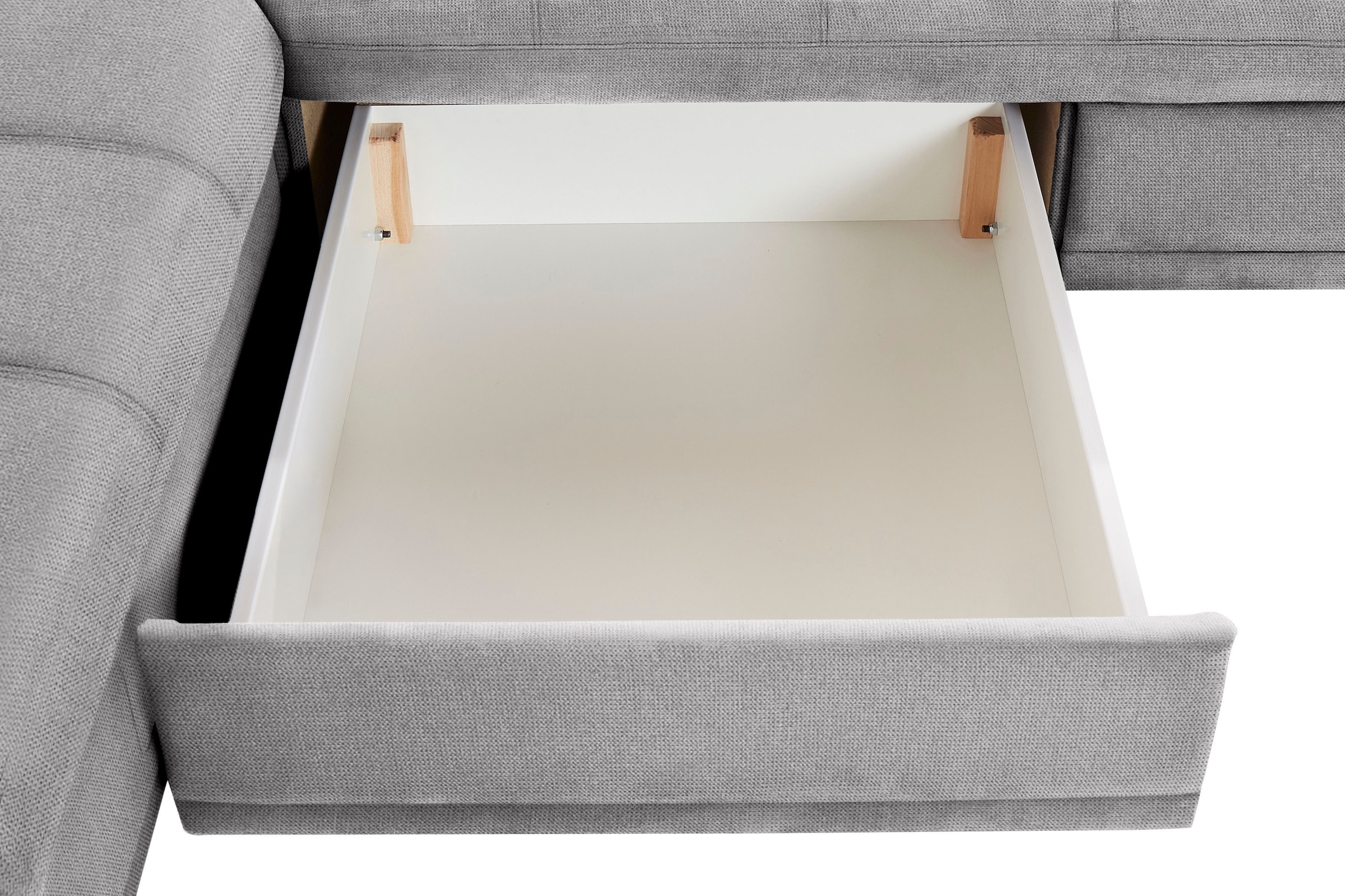 COTTA Ecksofa »Holiday L-Form mit Sitztiefen-, Armteil- und Kopfteilverstellung«, wahlweise mit Bettfunktion inkl. Bettkasten