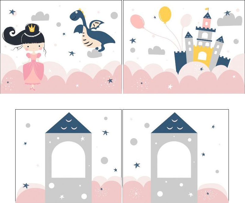 Vipack Spielbett »Pino, Kiefer massiv, mit Rolllattenrost u. Textil-Set, Made in Europe« B/H/T ca. 210x114x218cm, mit Absturzschutz, Leiter und Rutsche,  verschiedene Textil-Designs und Holzfarben zur Wahl