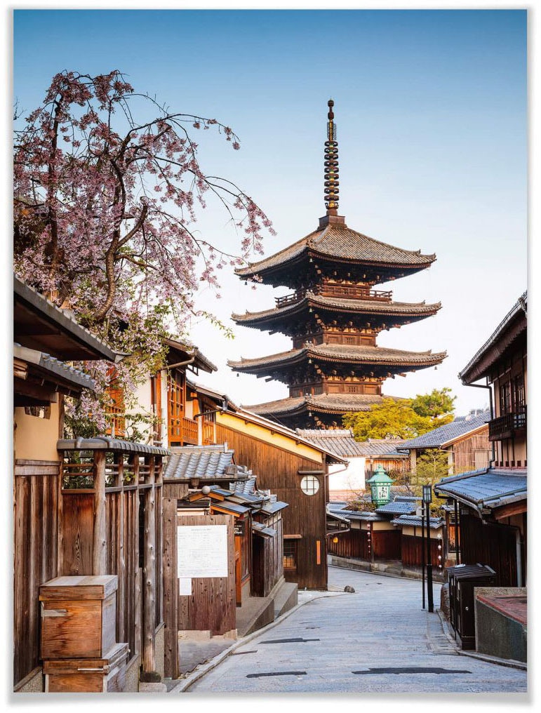 Wall Art Poster Yasaka Pagode Japan Asien 1 St Poster Wandbild Bild Wandposter Online Bei Universal